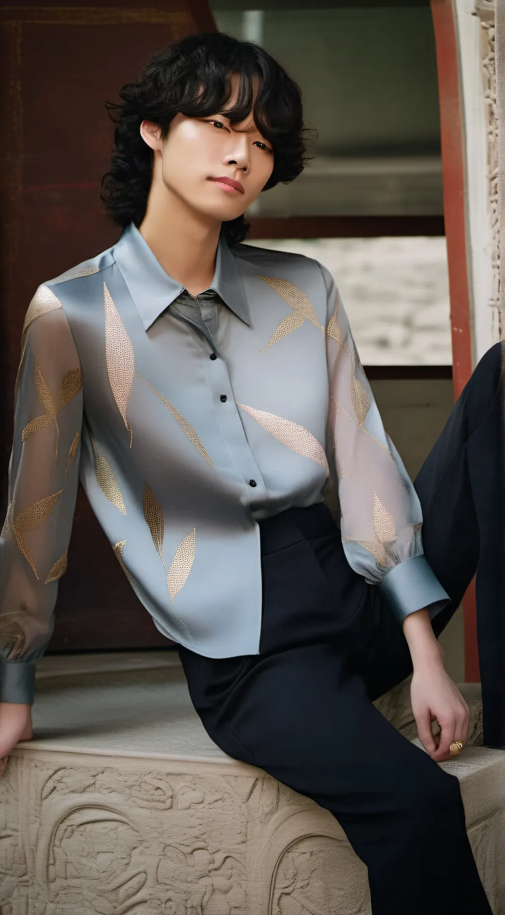 ai character: kim taehyung/V background