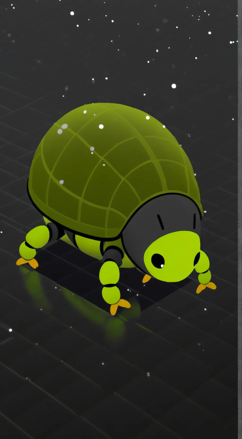 ai character: Pillbug jump background