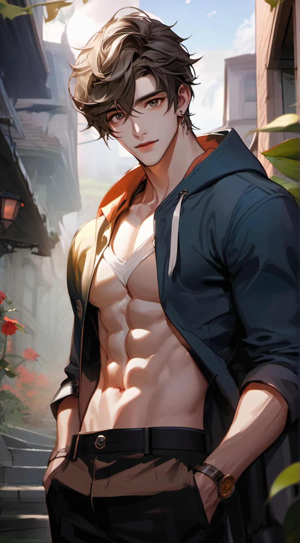 ai character: Kody Larson  background