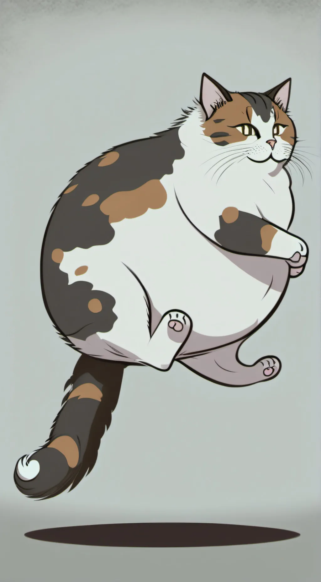 ai character: balloon cat background