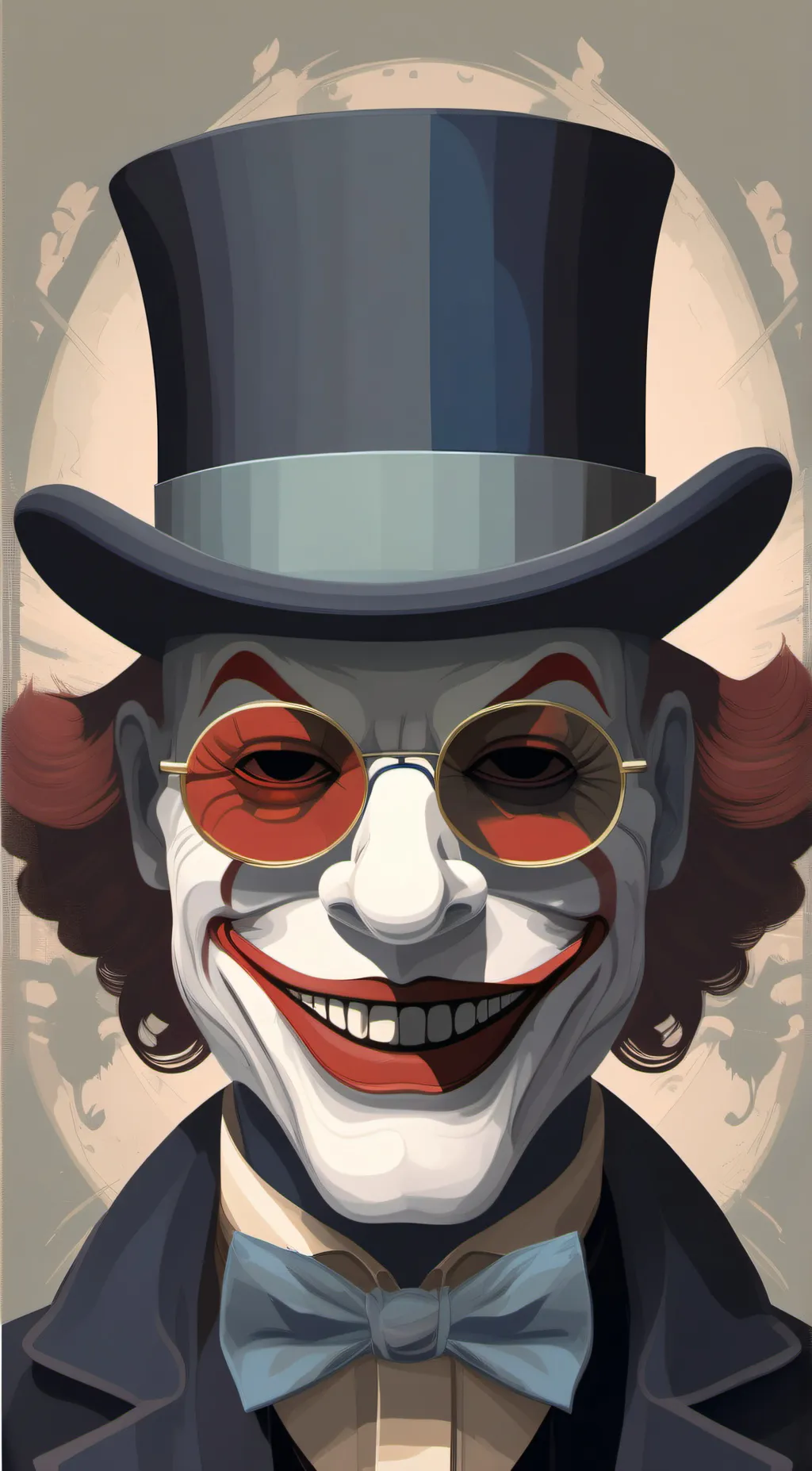 ai character: teeth background