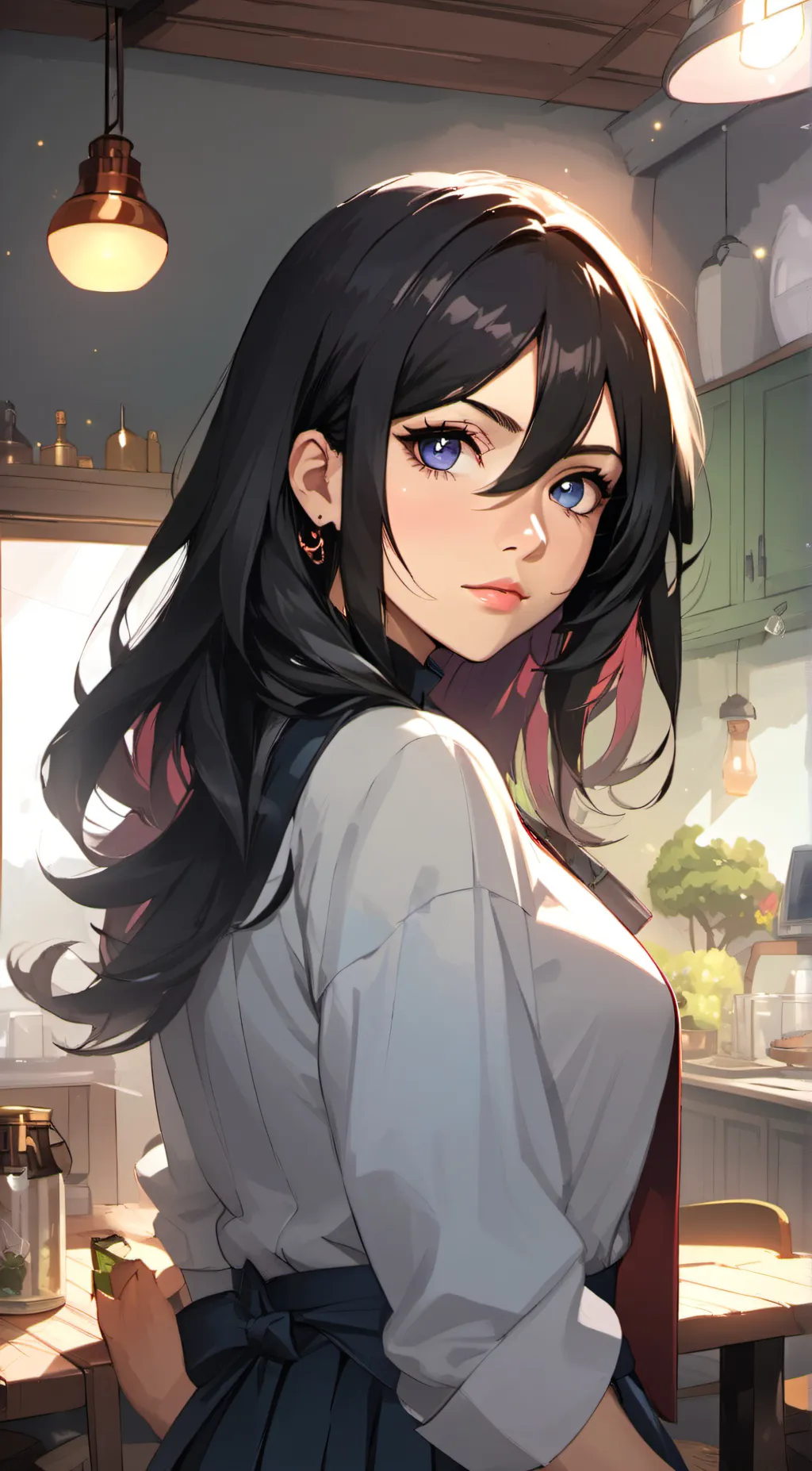 ai character: summer background