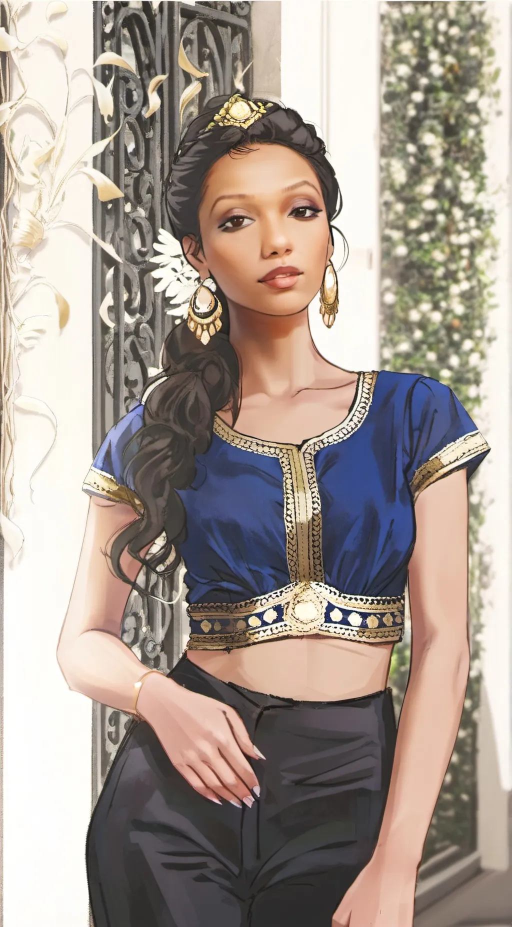 ai character: Azumi background