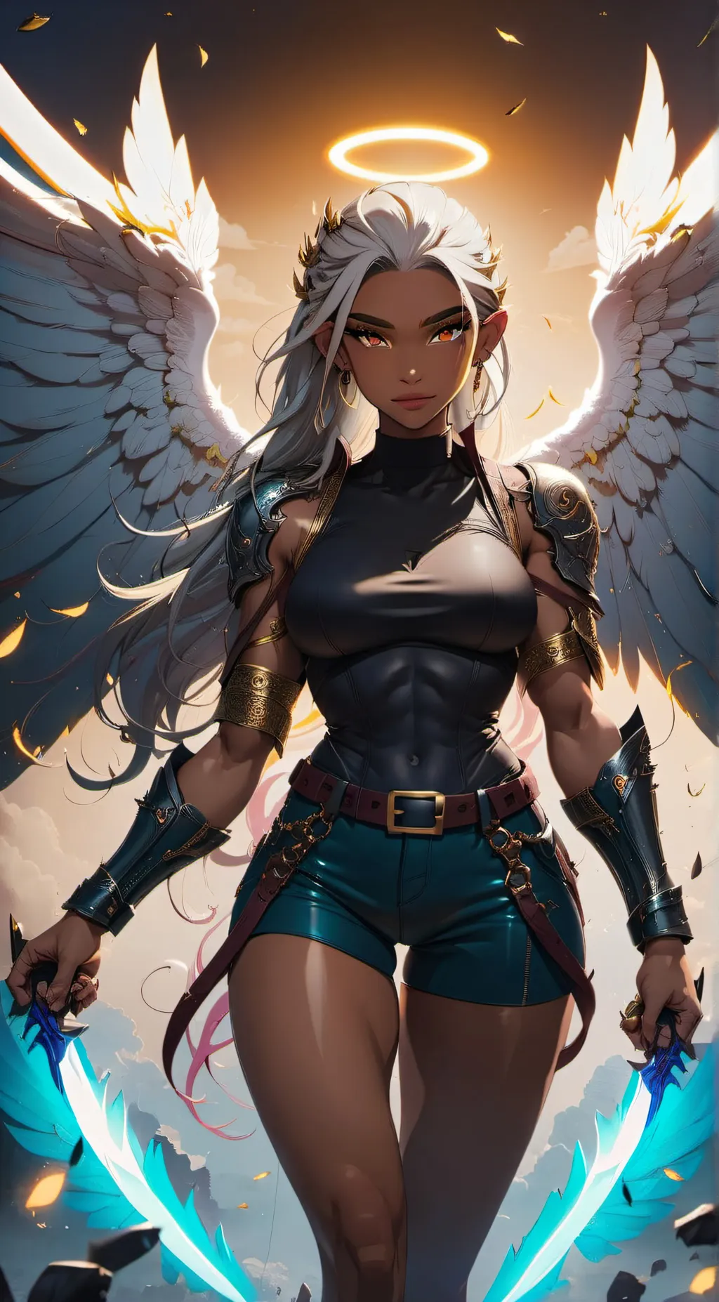 ai character:  god hymerie background