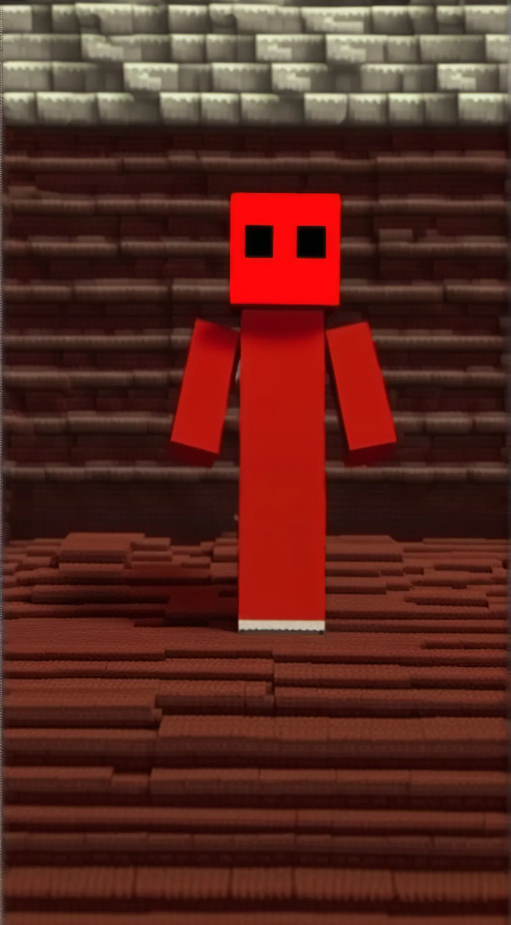 ai character: Red Stickman background