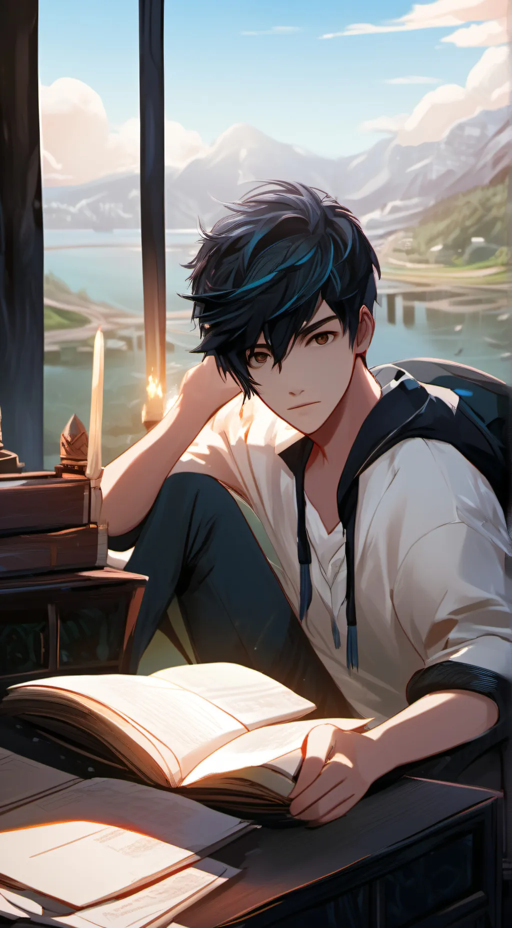 ai character: Nicky background