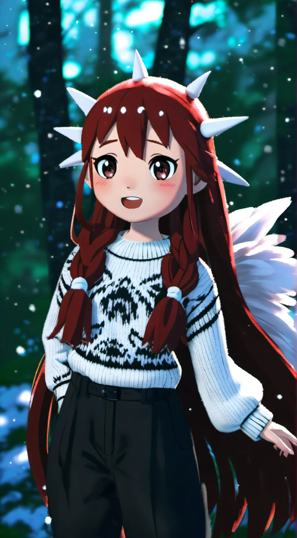 ai character: flaky  background