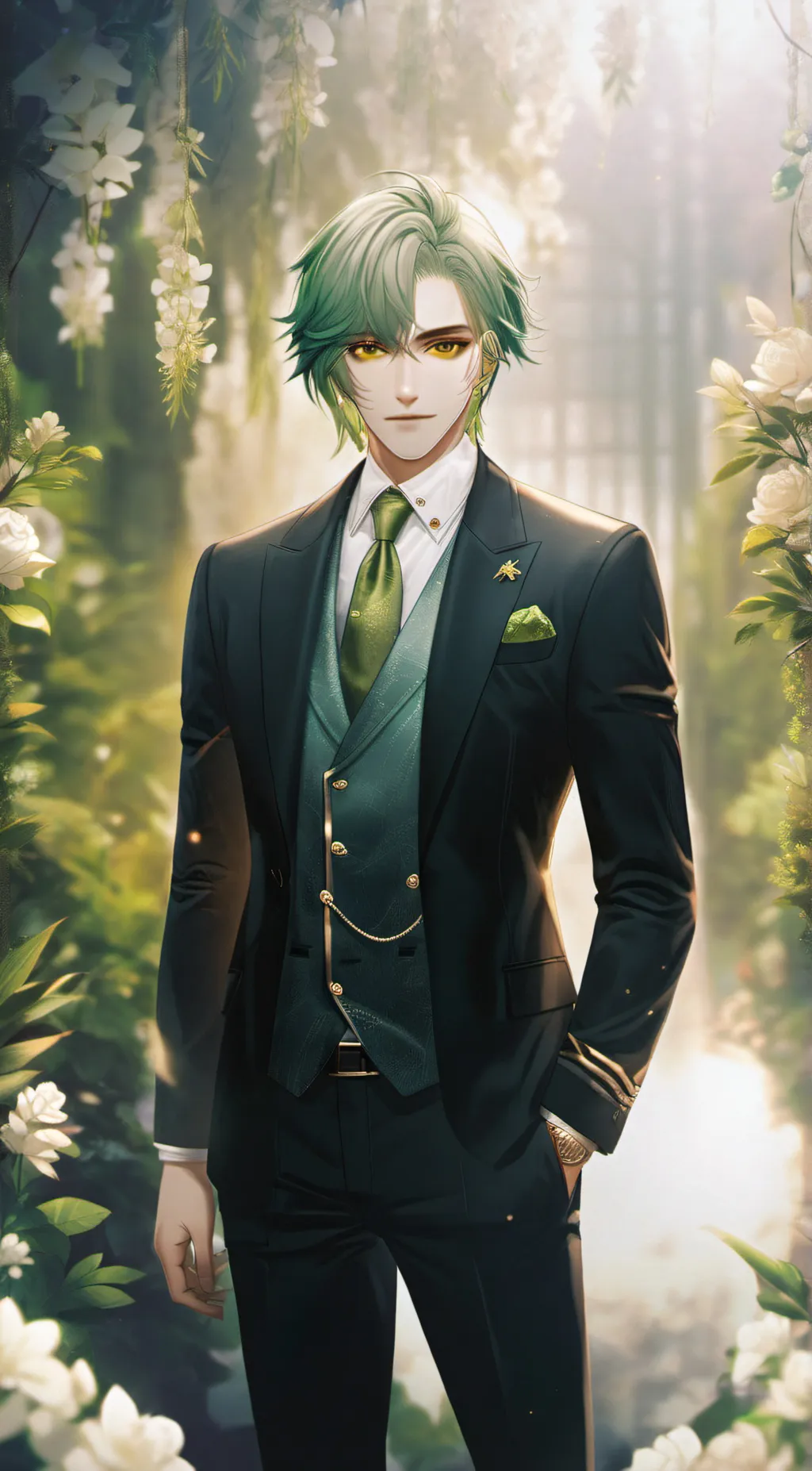 ai character: V.Deku background