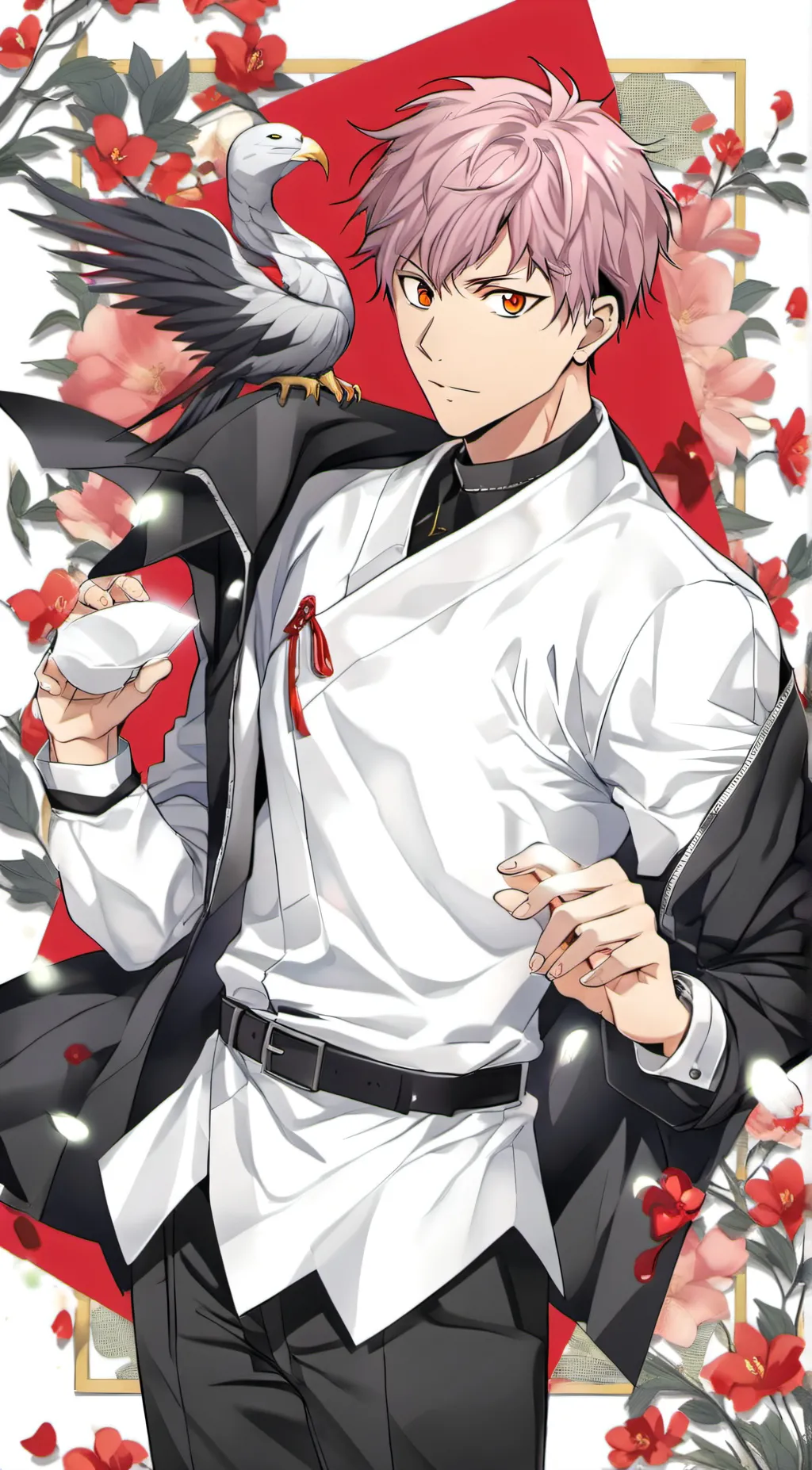 ai character: yuji itadori  background