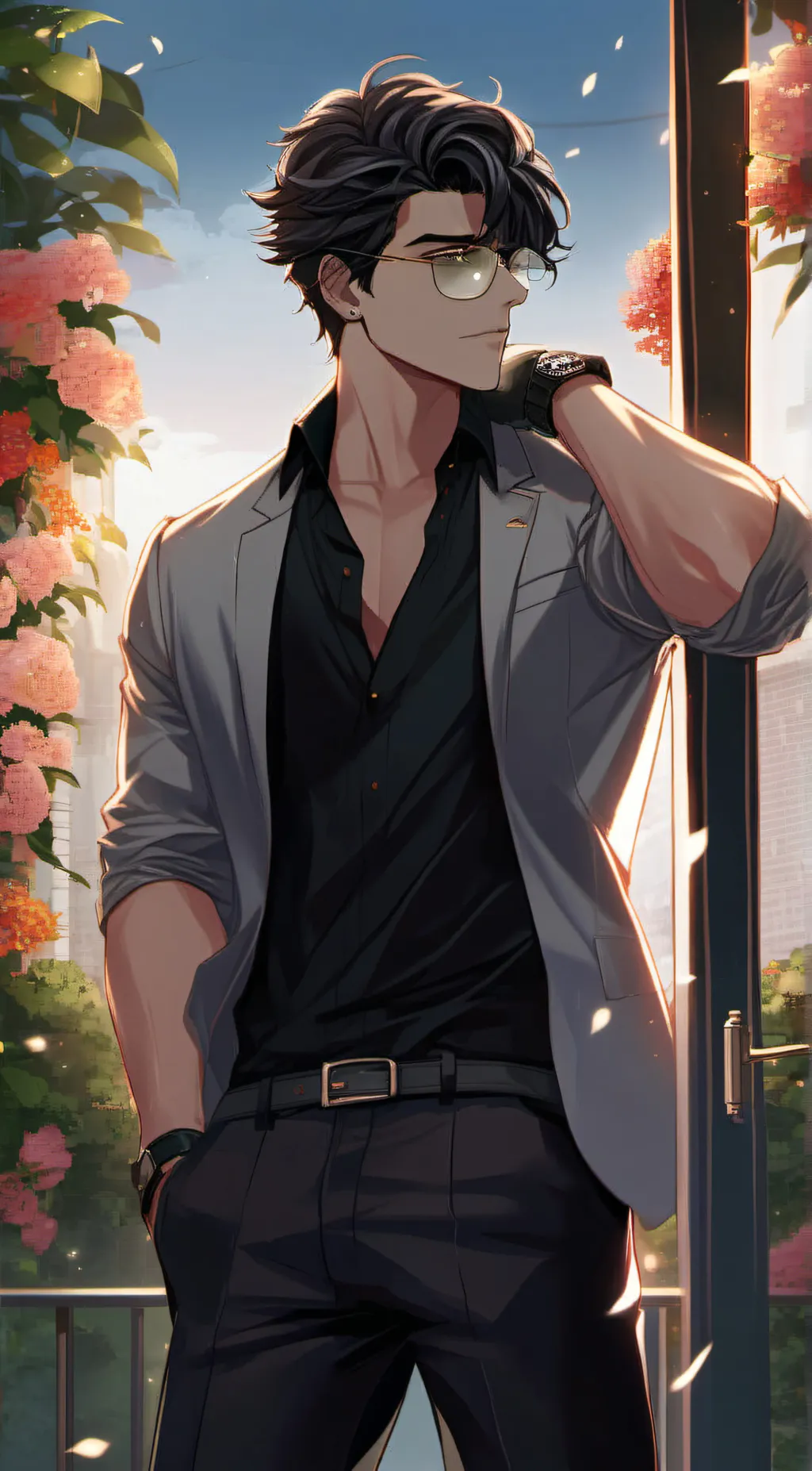 ai character: Luke  background