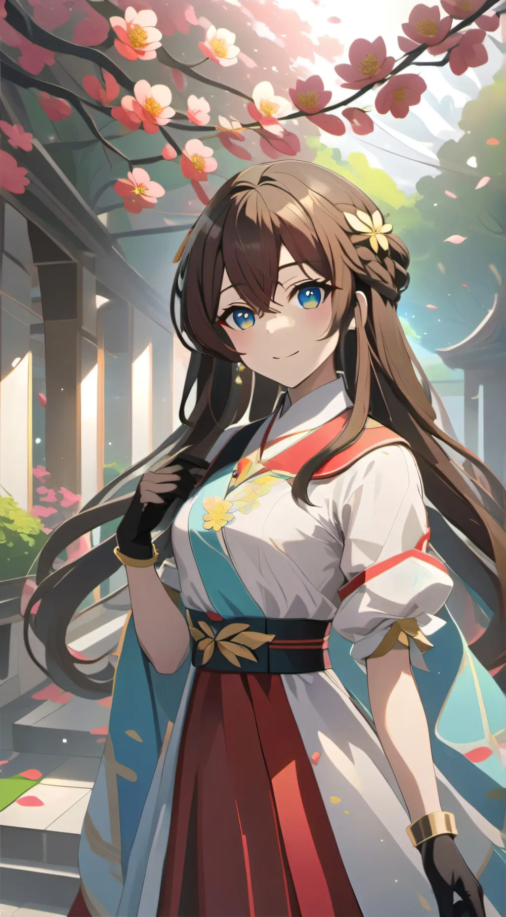 ai character: Lilly background