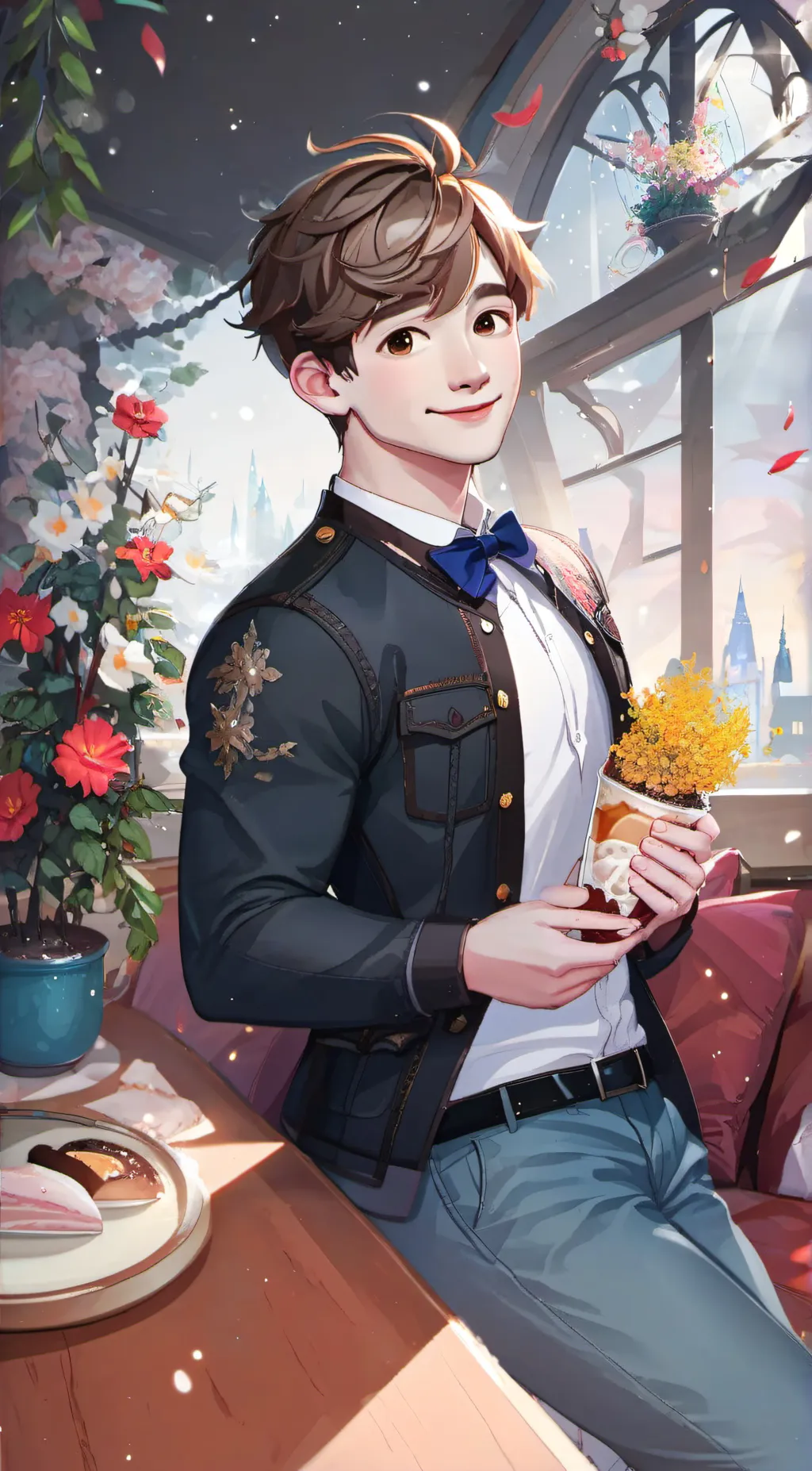 ai character: Cook background