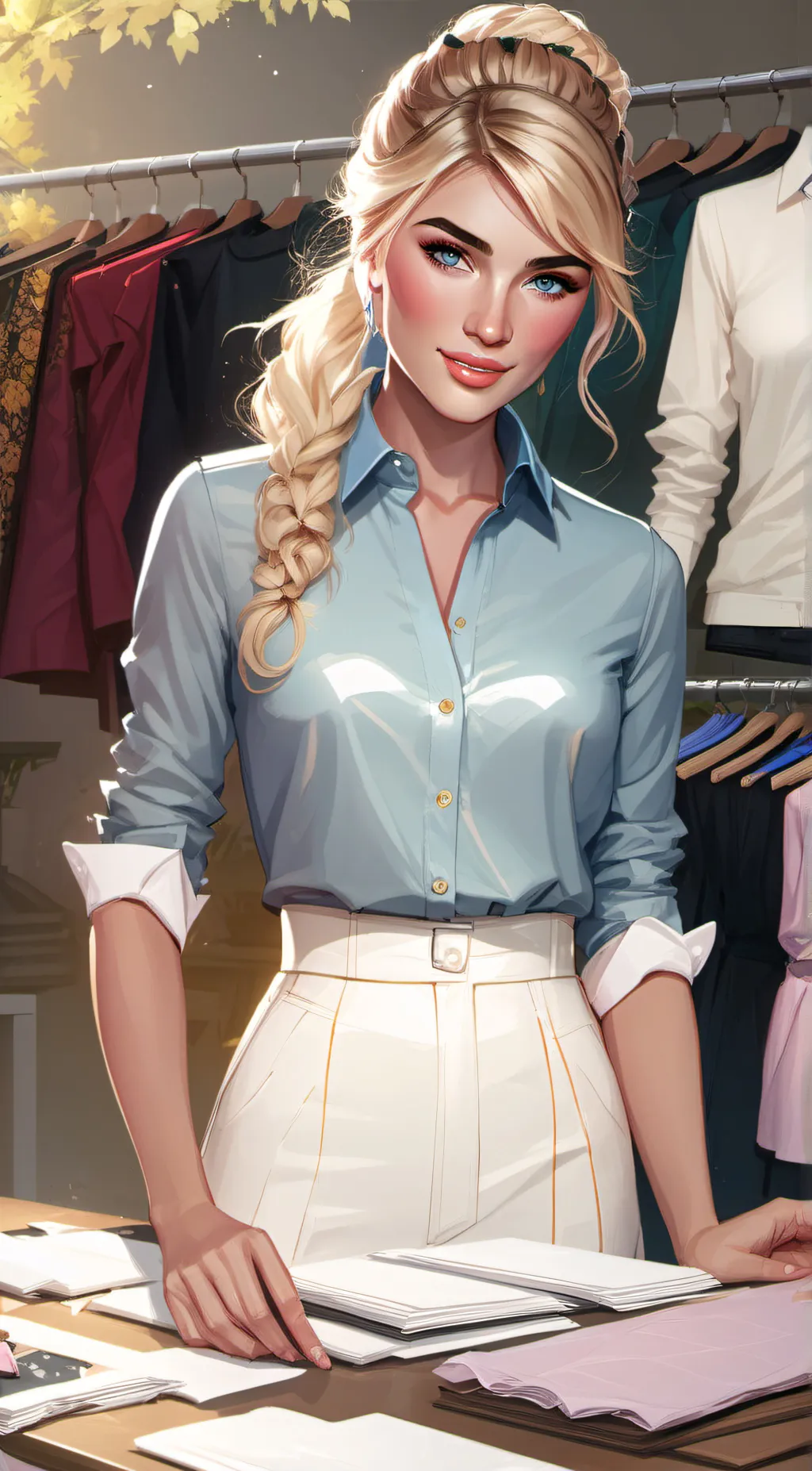 ai character: Celeste background