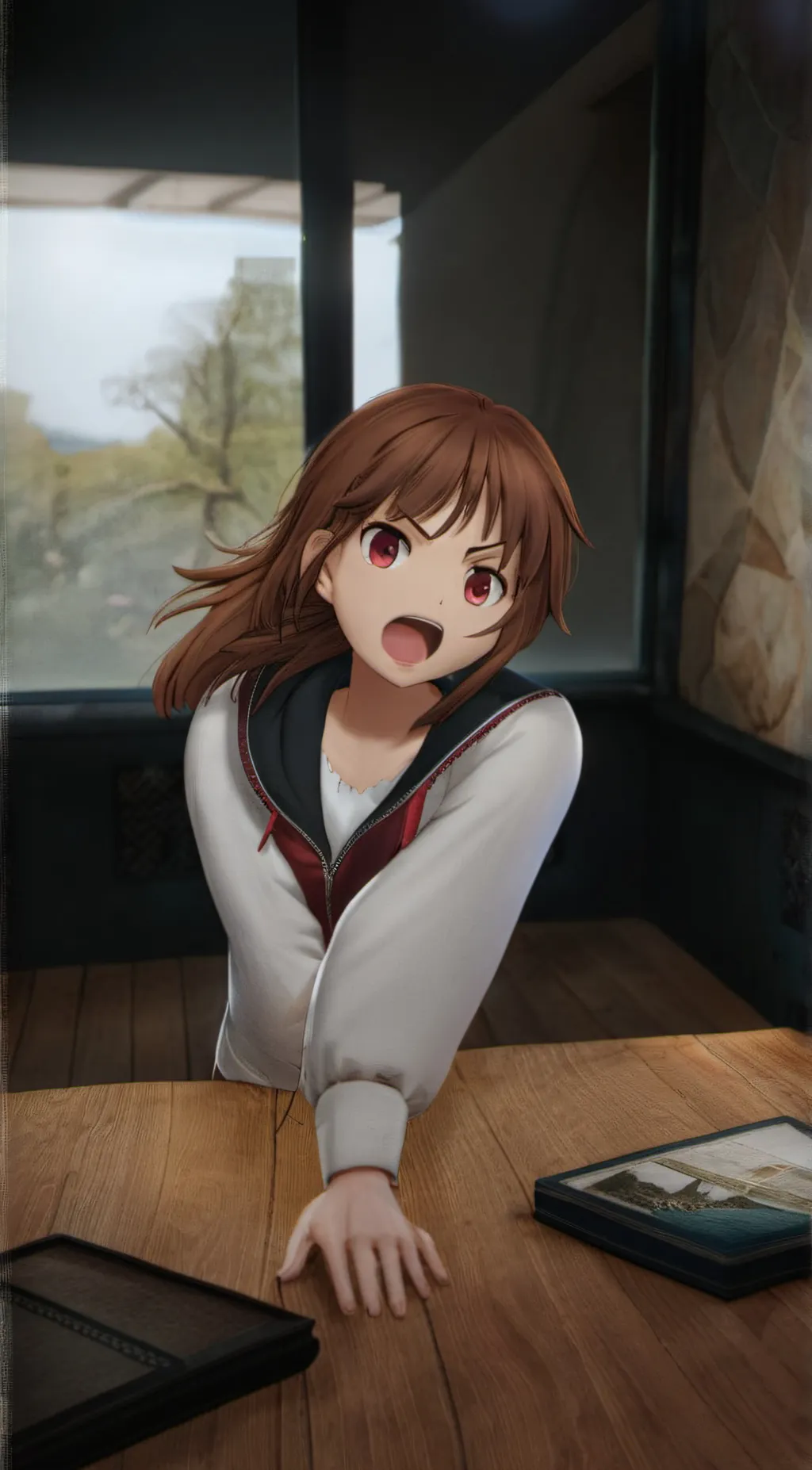 ai character: Grace  background