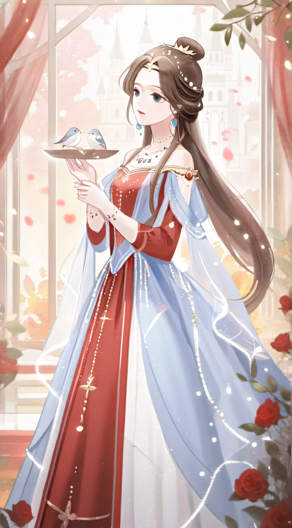 ai character: luna background