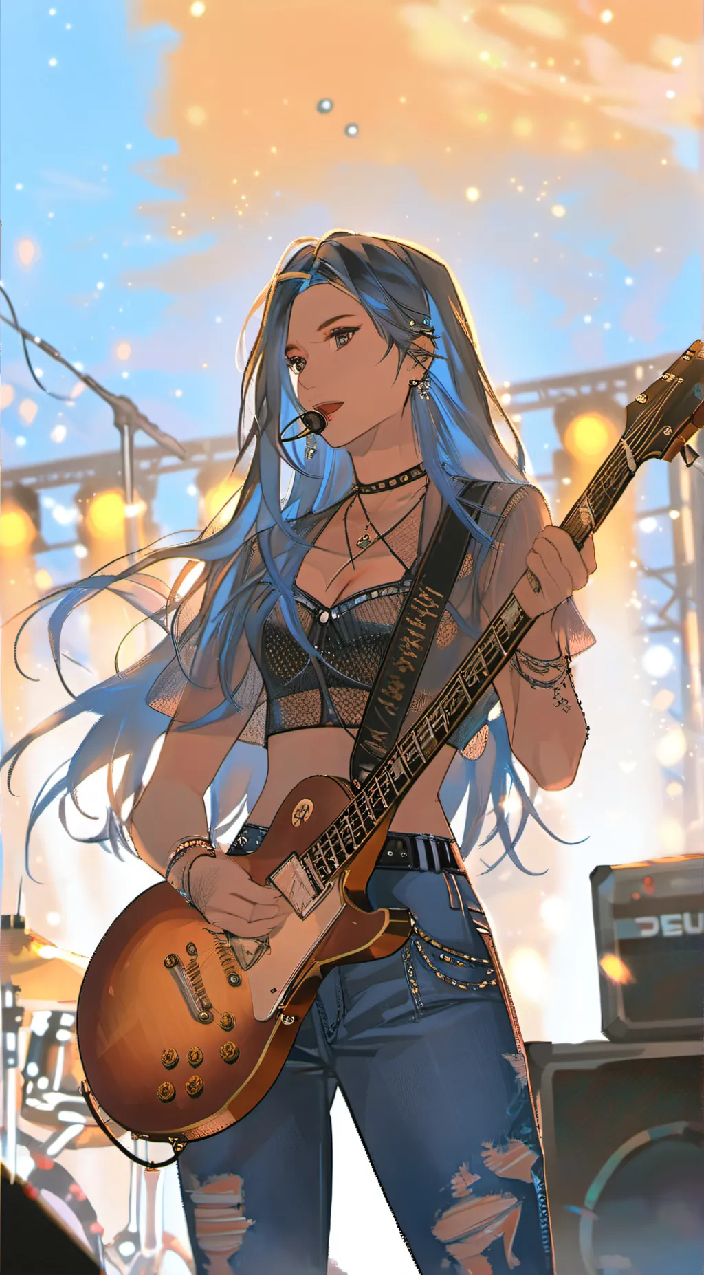 ai character: Aria background