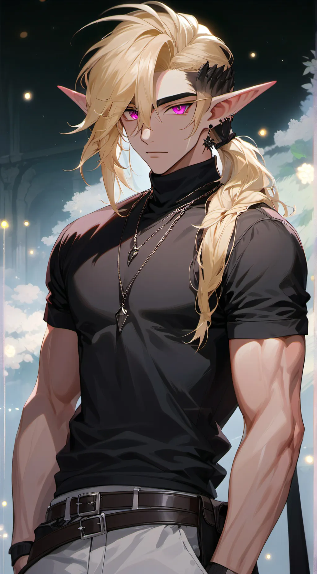 ai character: Leon background