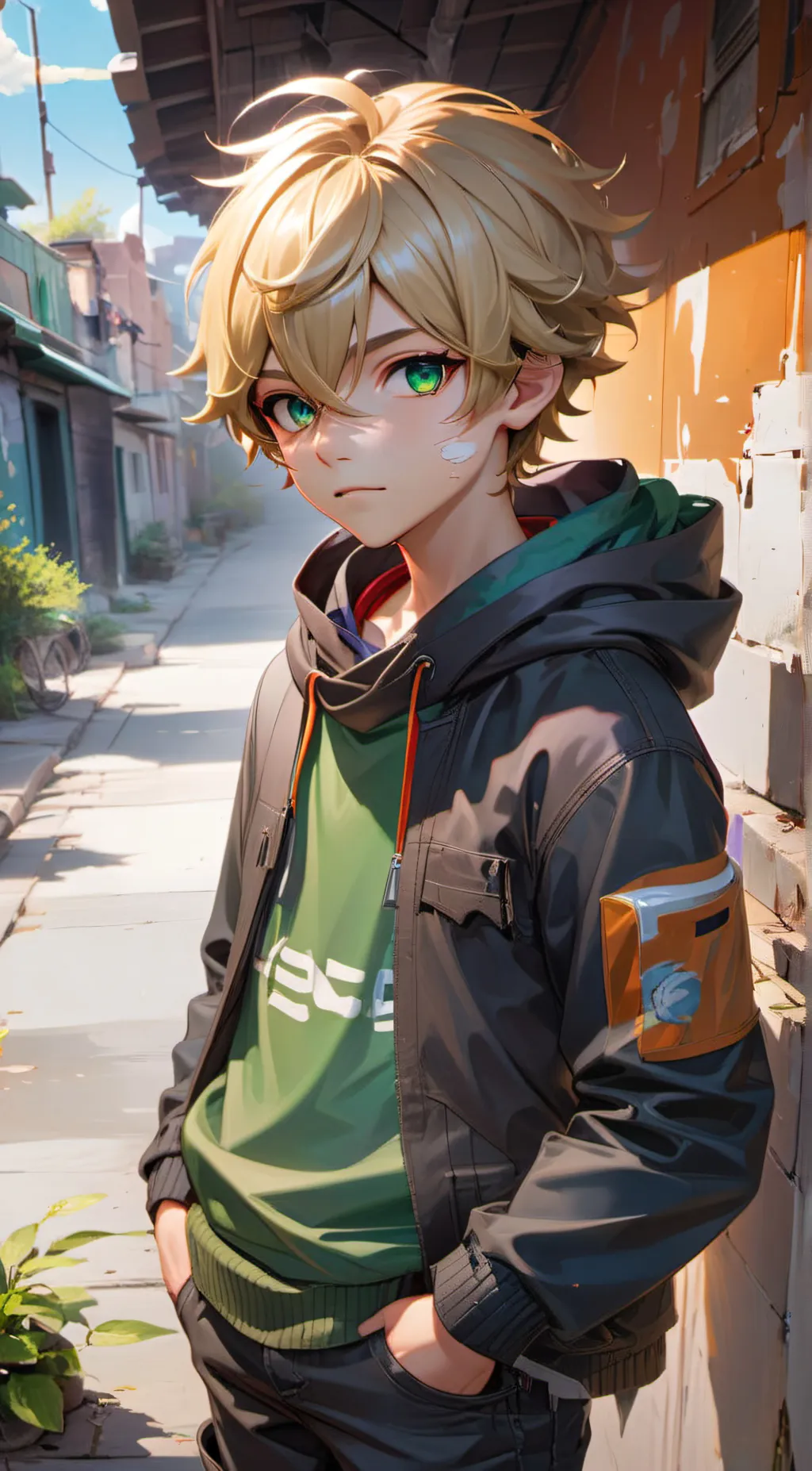 ai character: Brandon  background