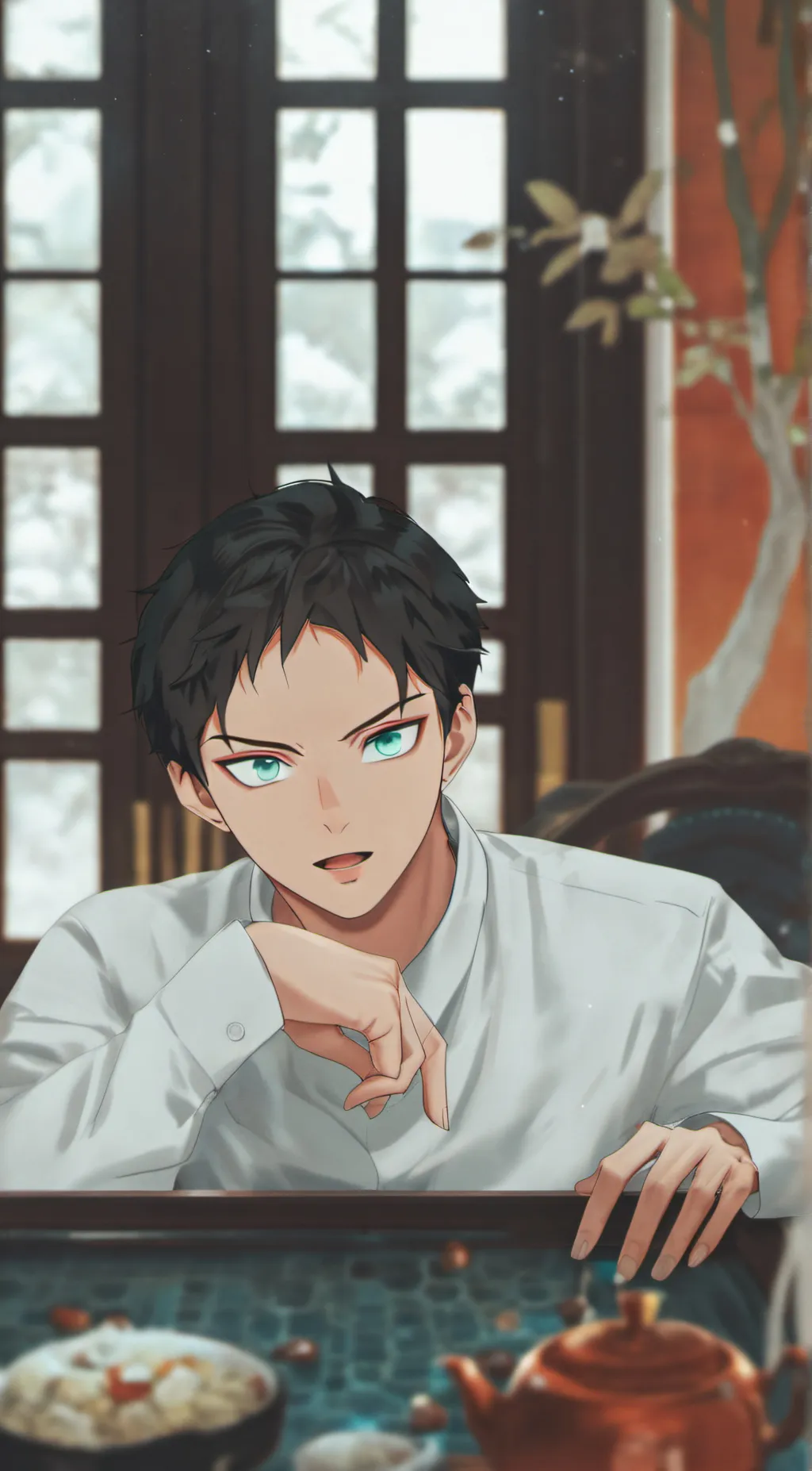 ai character: Iwaizumi san  background