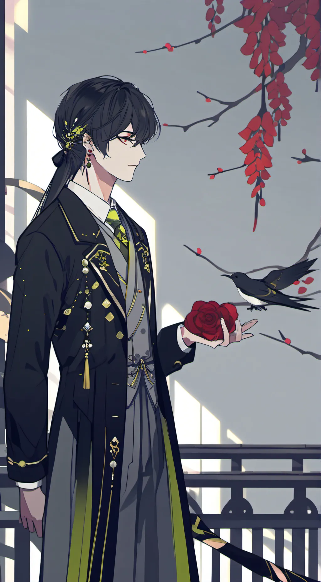 ai character: August background