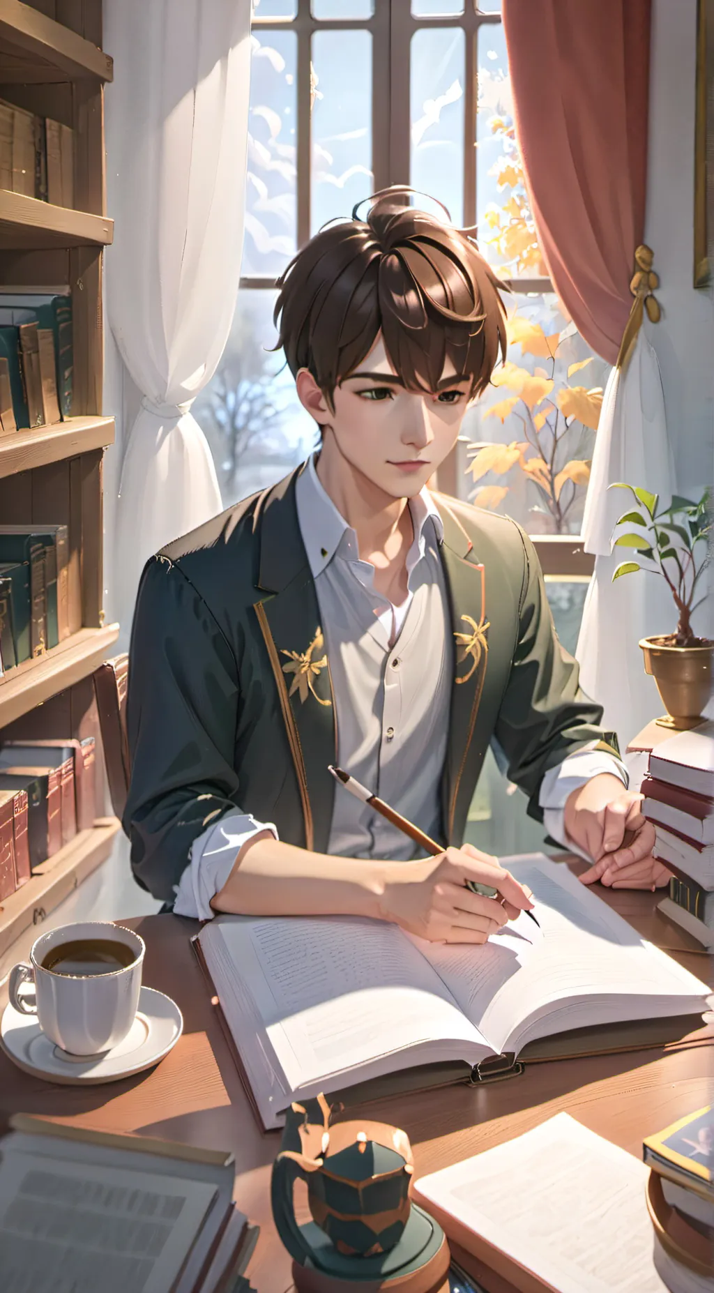 ai character: Max background