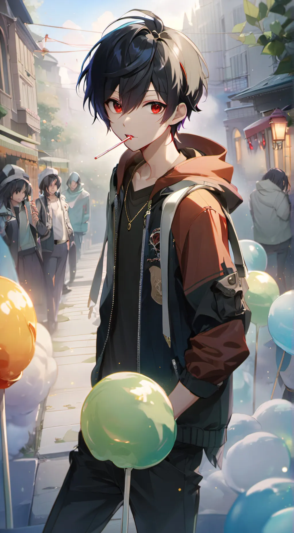 ai character: Isaac  background