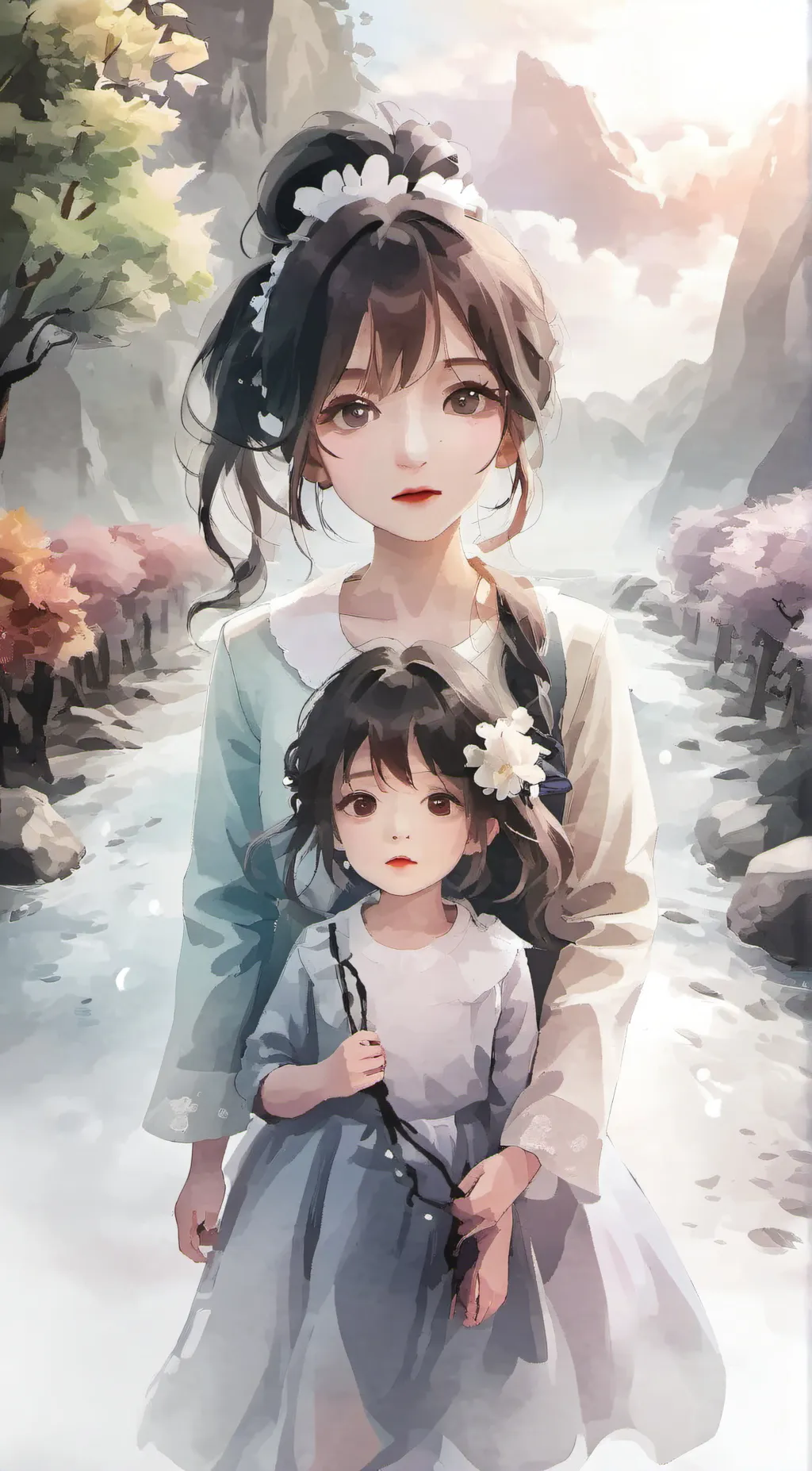 ai character: lexie and mia background