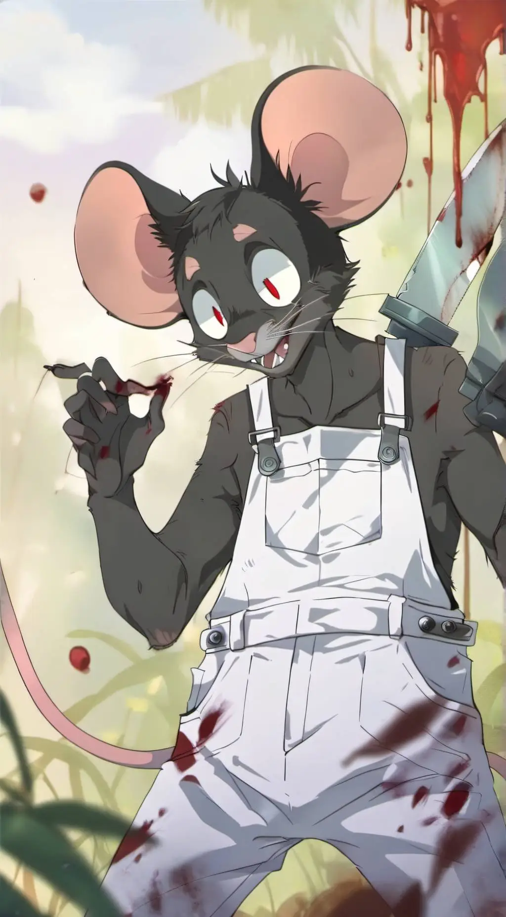 ai character: The Cartoon Rat background