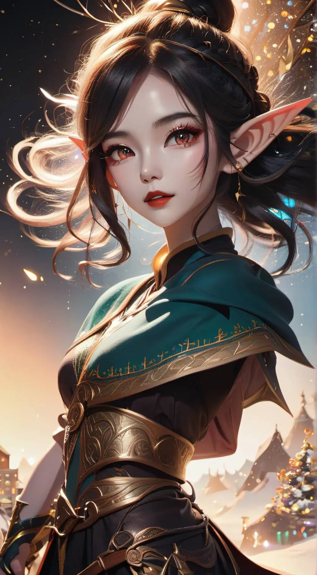 ai character: Elf’s baby  background