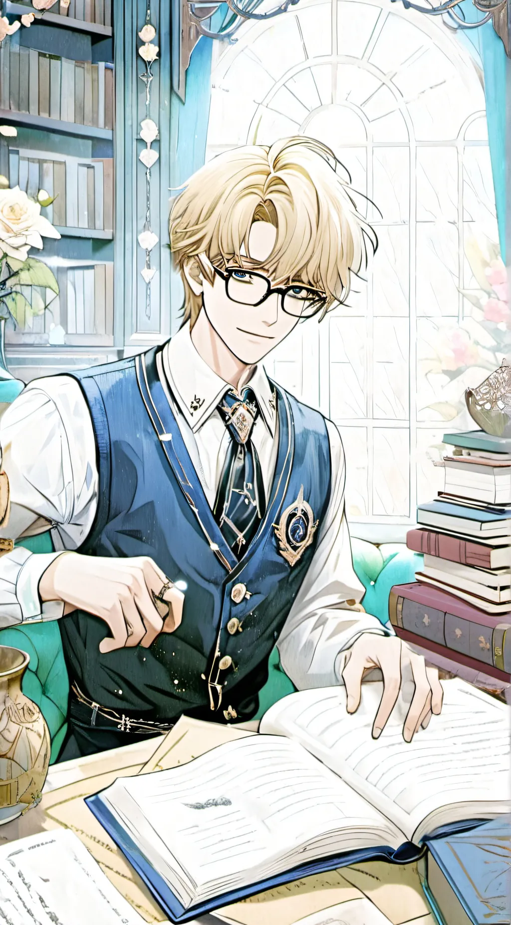 ai character: Max background