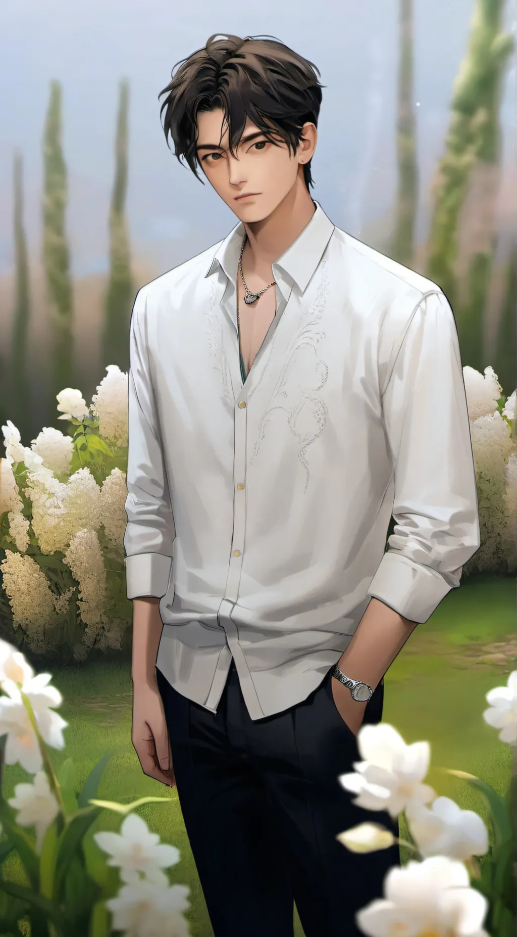 ai character: Lucas background