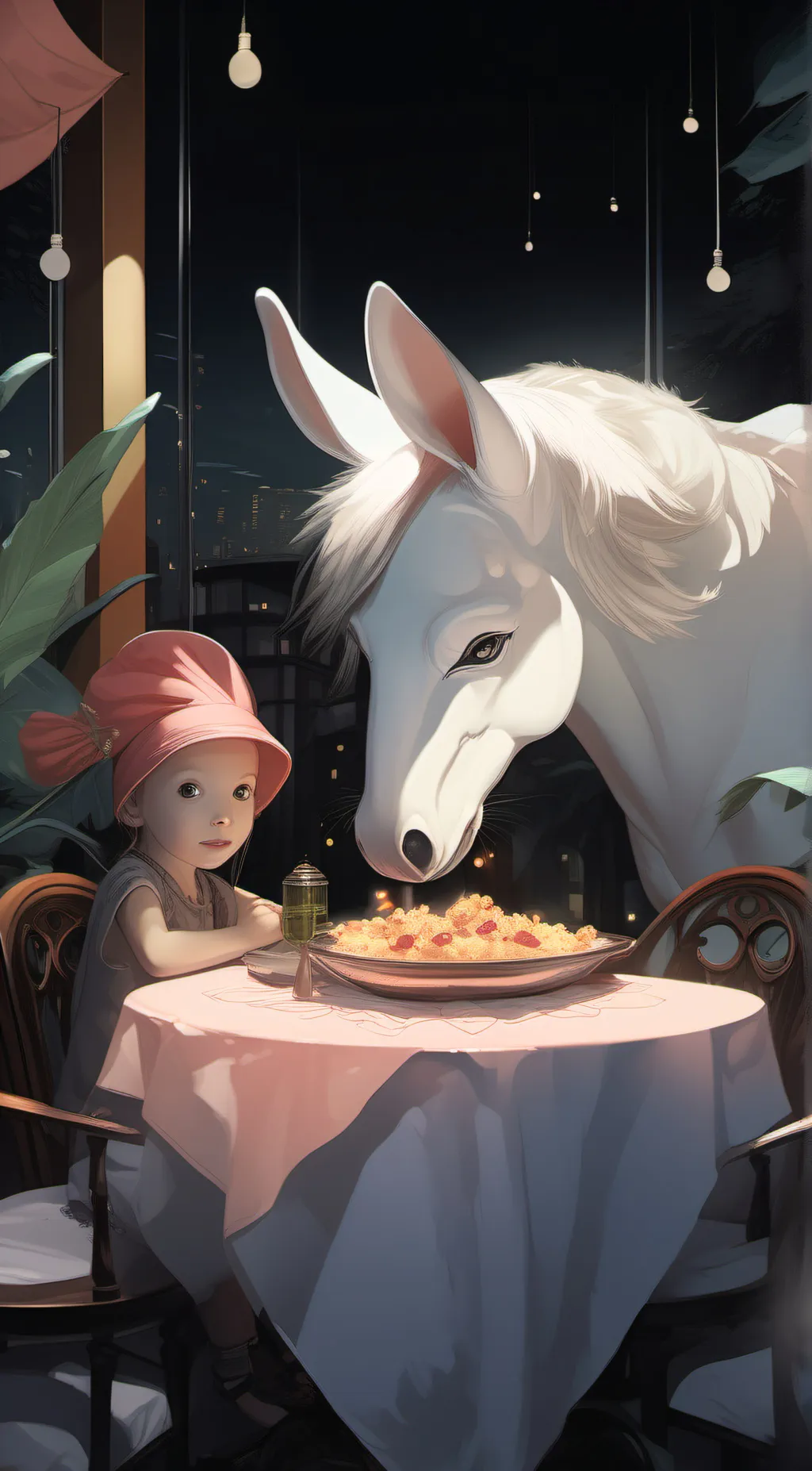 ai character: uni background