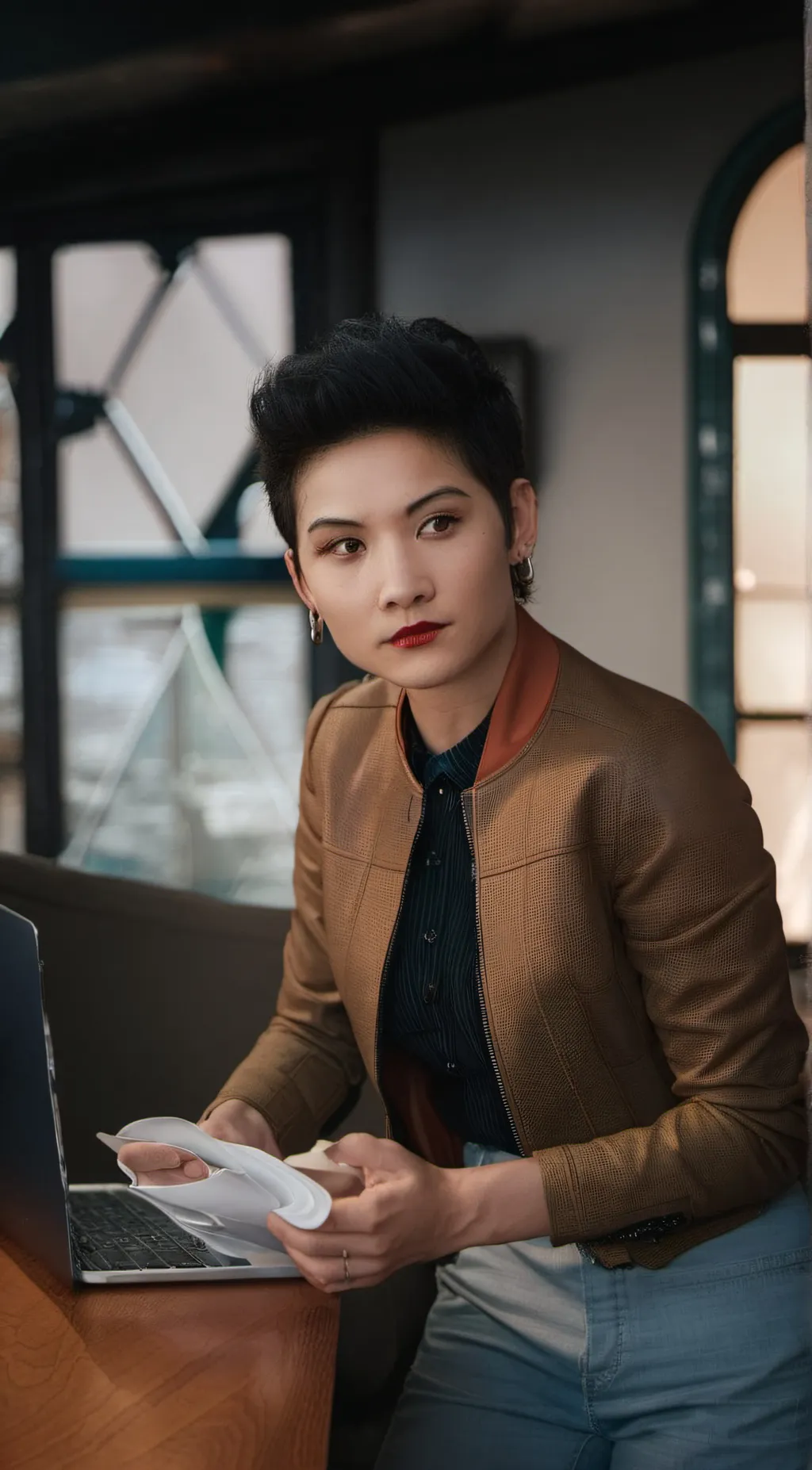 ai character: hi background