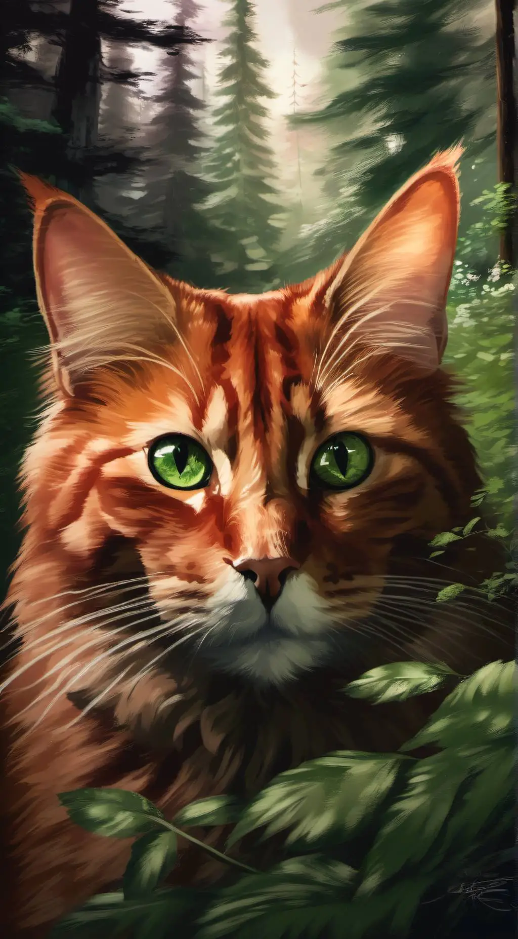 ai character: Firestar  background