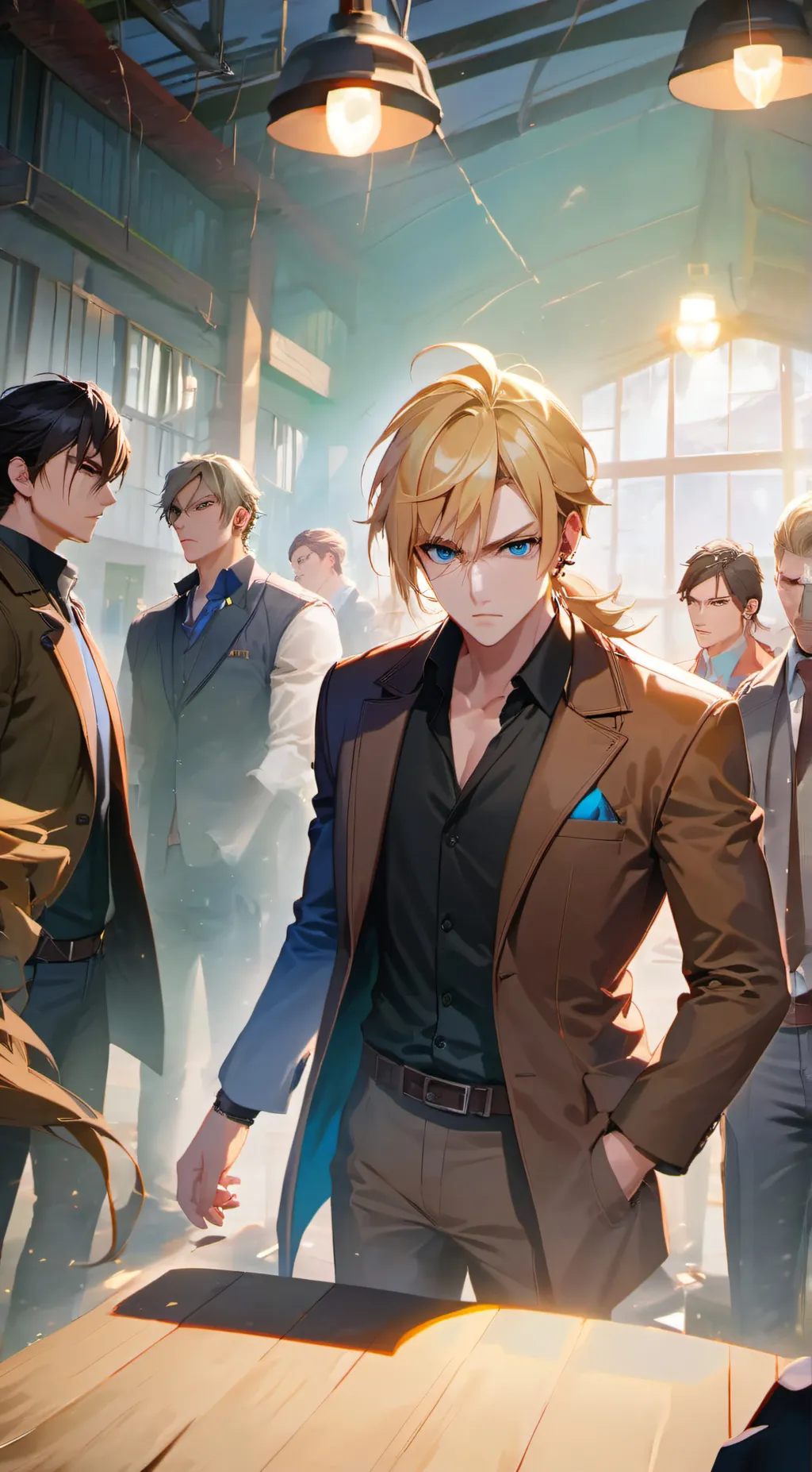 ai character: adam background