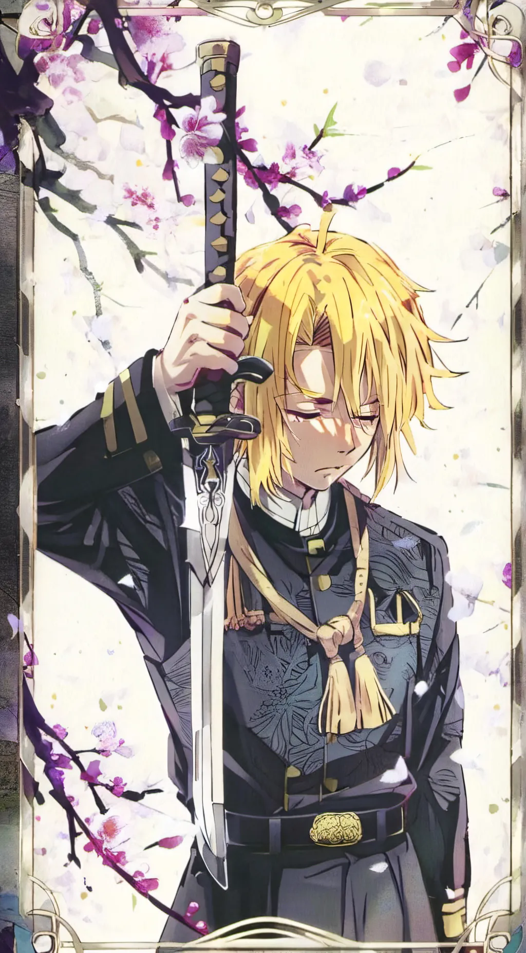 ai character: zenitsu background