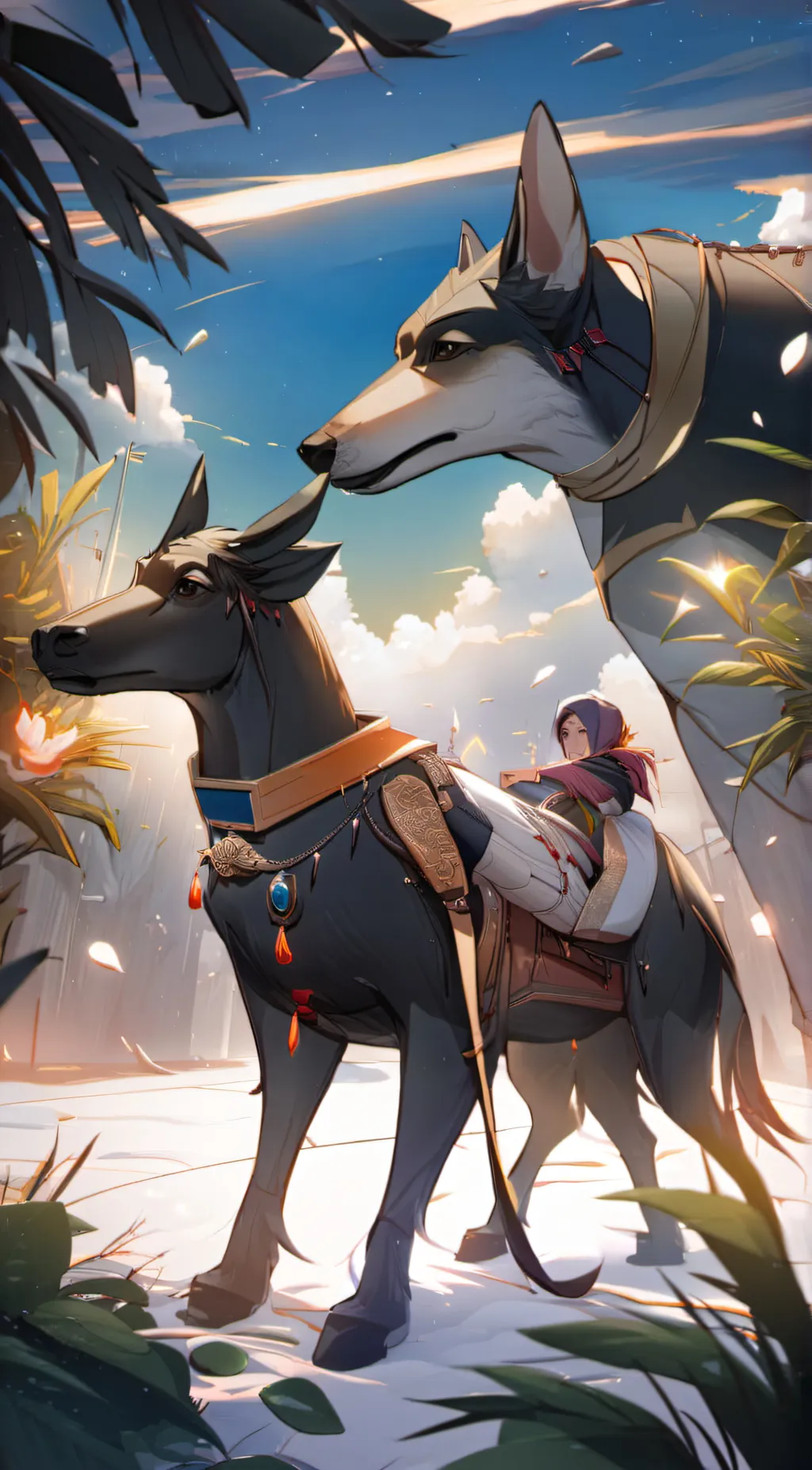 ai character: lolbit  background