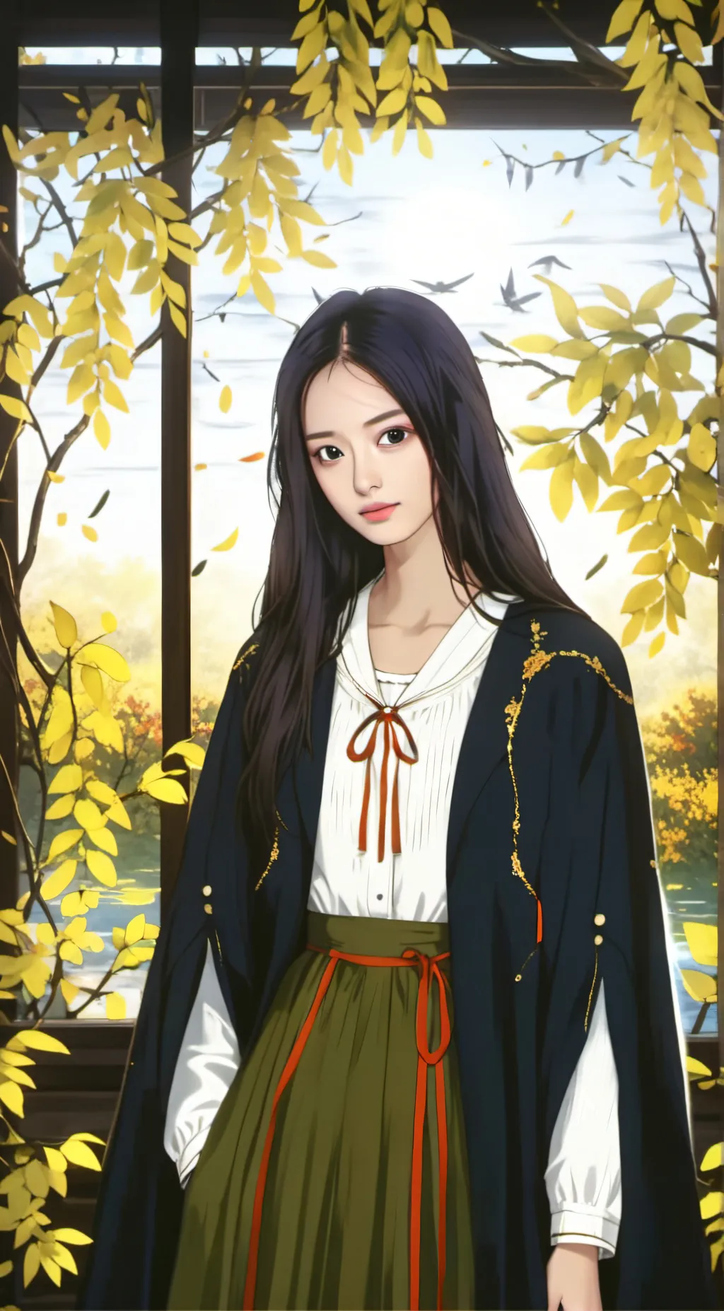 ai character: Ahyoen lit sis background