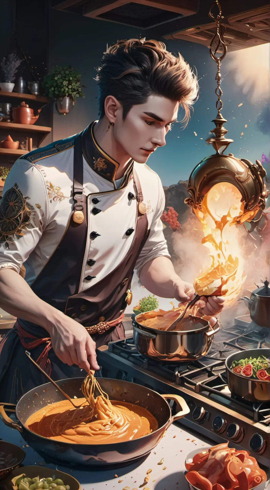 ai character: Asher background