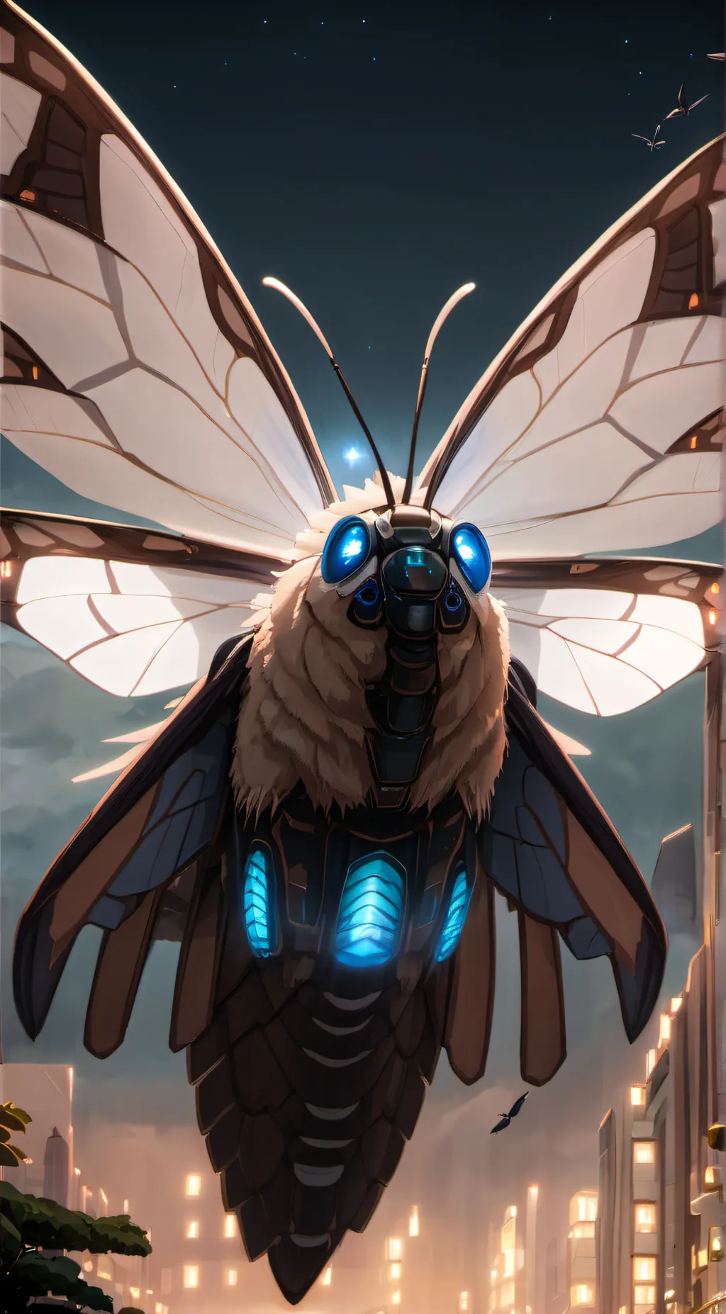 ai character: mothra background