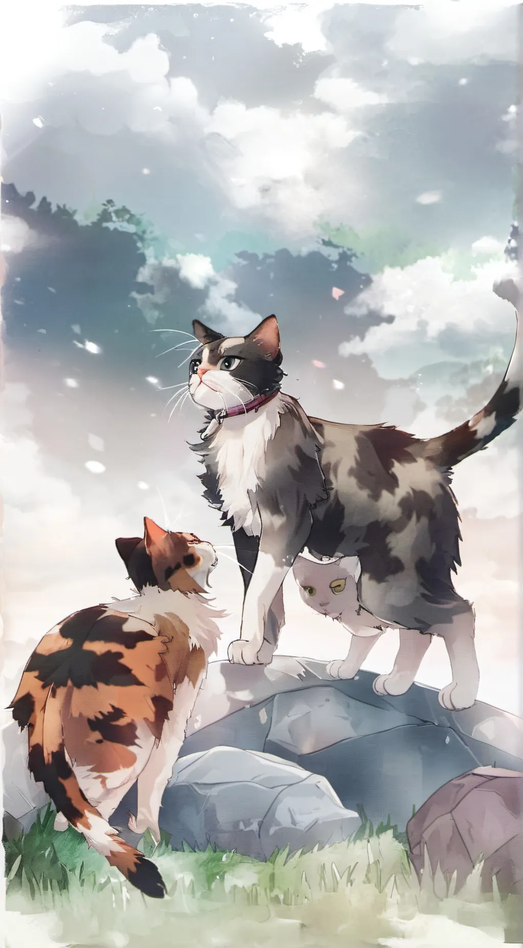 ai character: ⚠ Warrior cats⚠ background