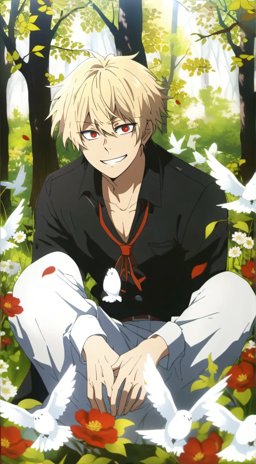 ai character: Bakugo background