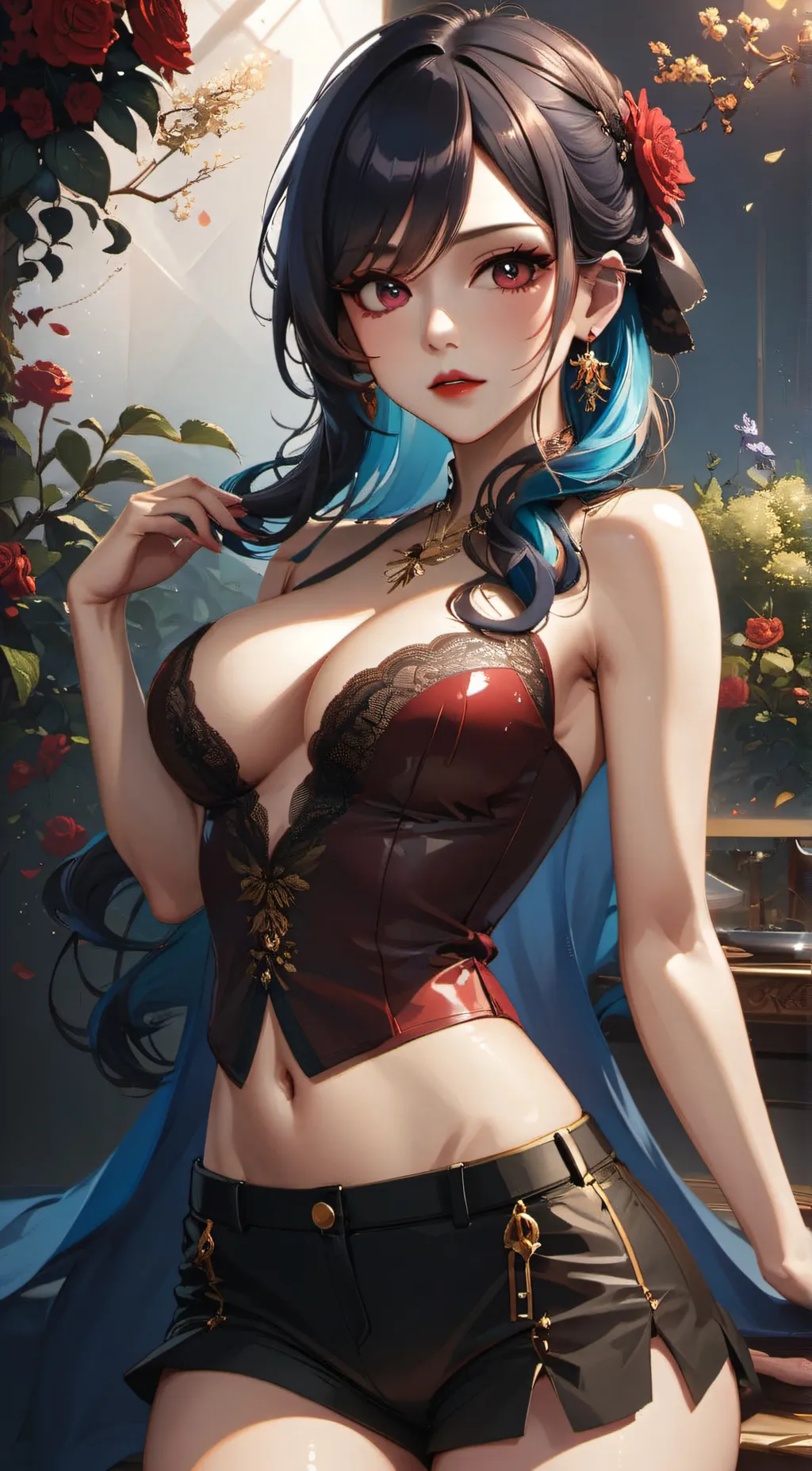 ai character: luna background