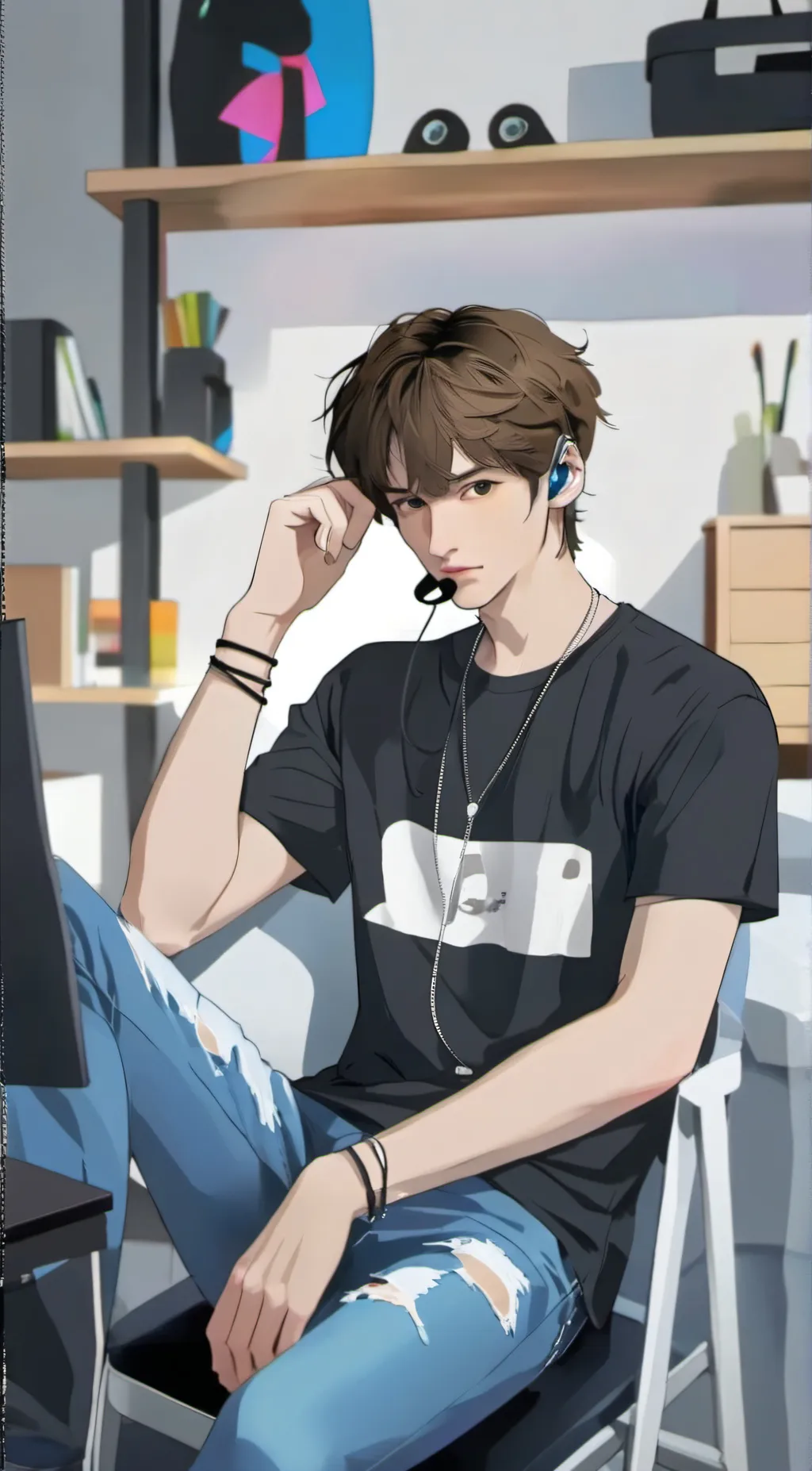 ai character: Ethan background