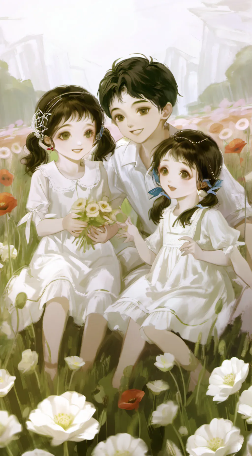 ai character: tina nate and mia background