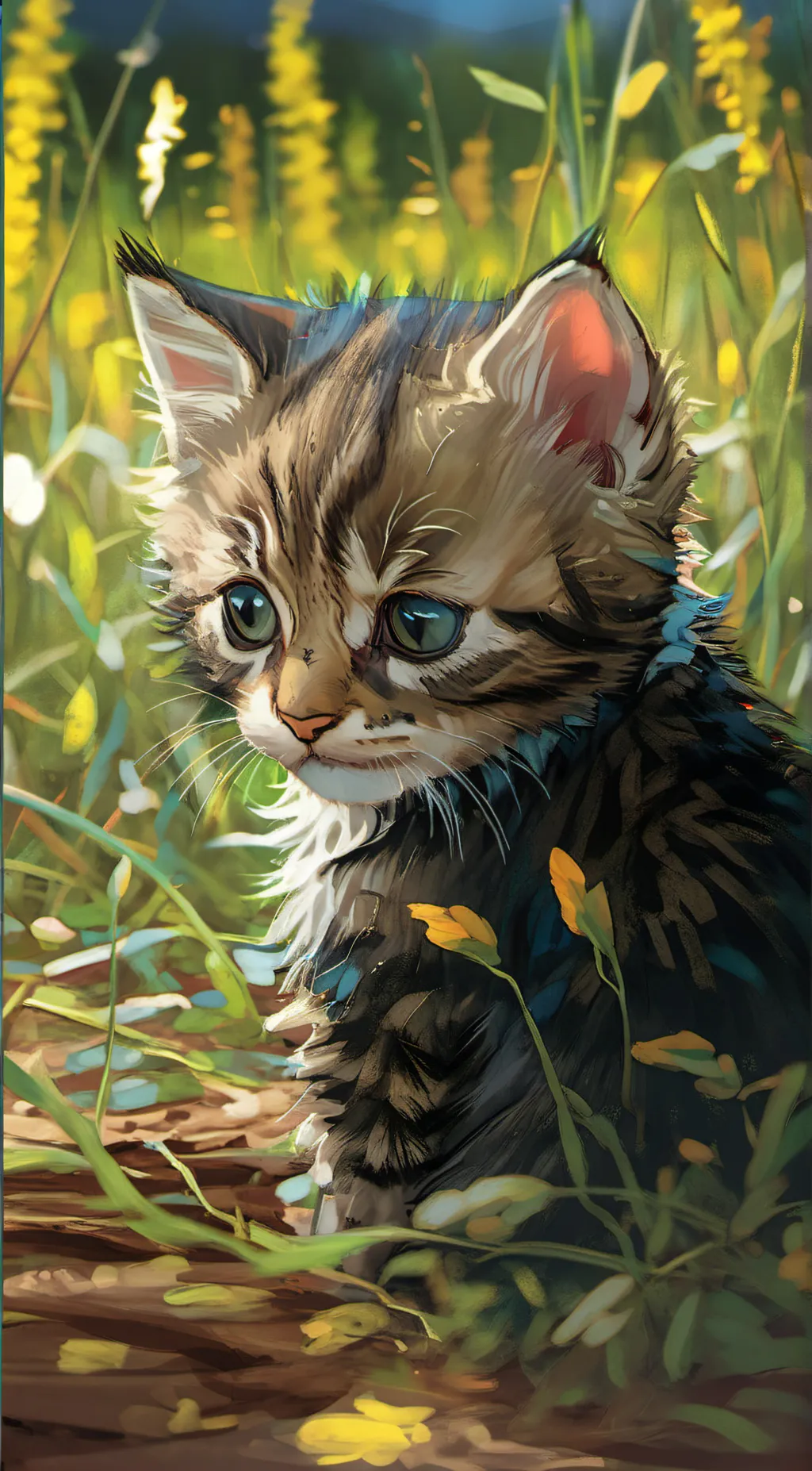 Talkie AI - Chat with hurt kitten