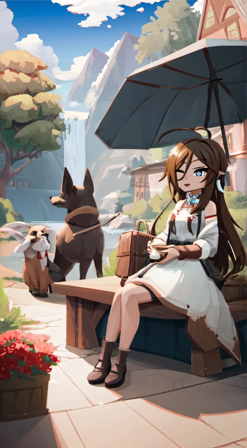 ai character: nima background