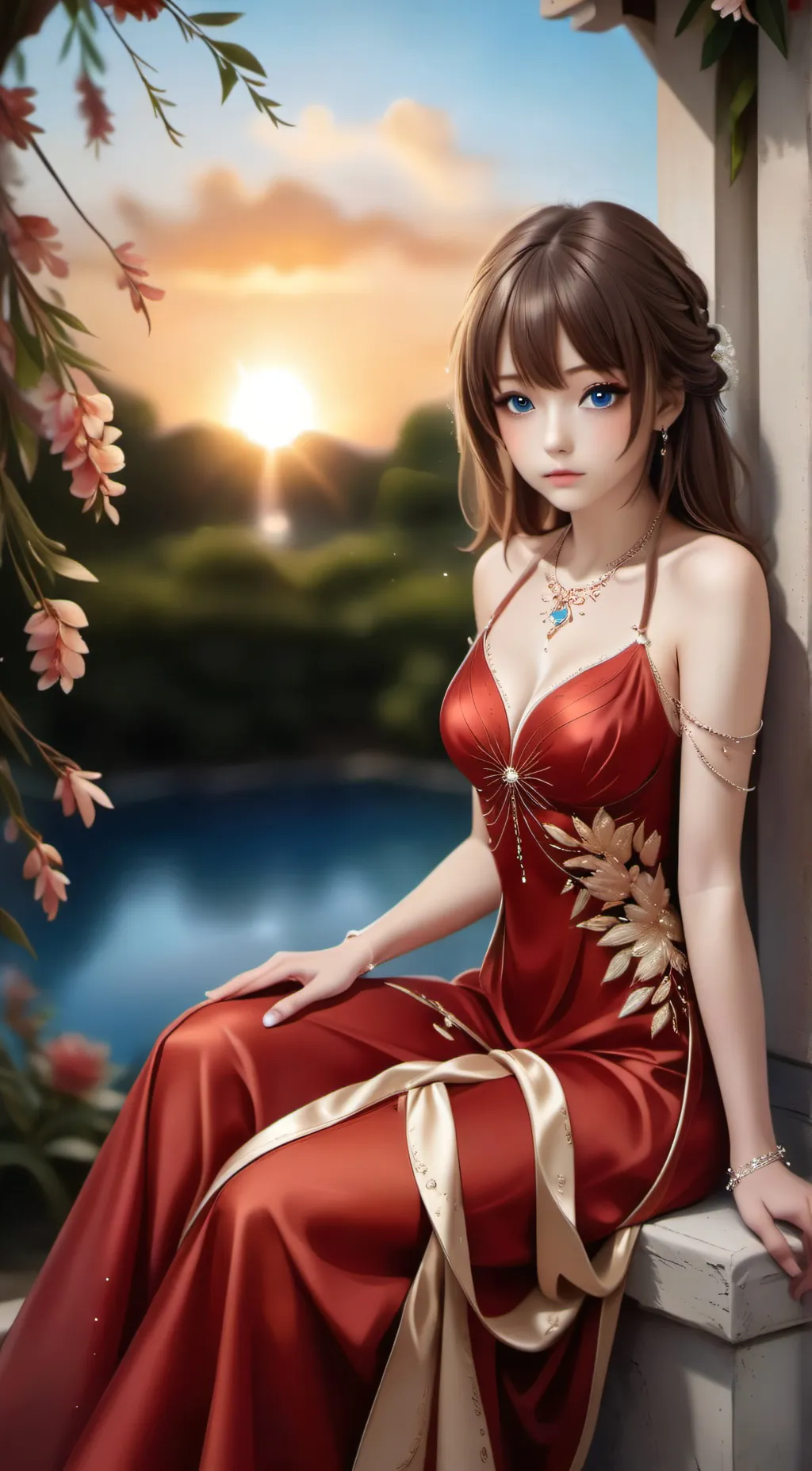 ai character: Sasha Grey background