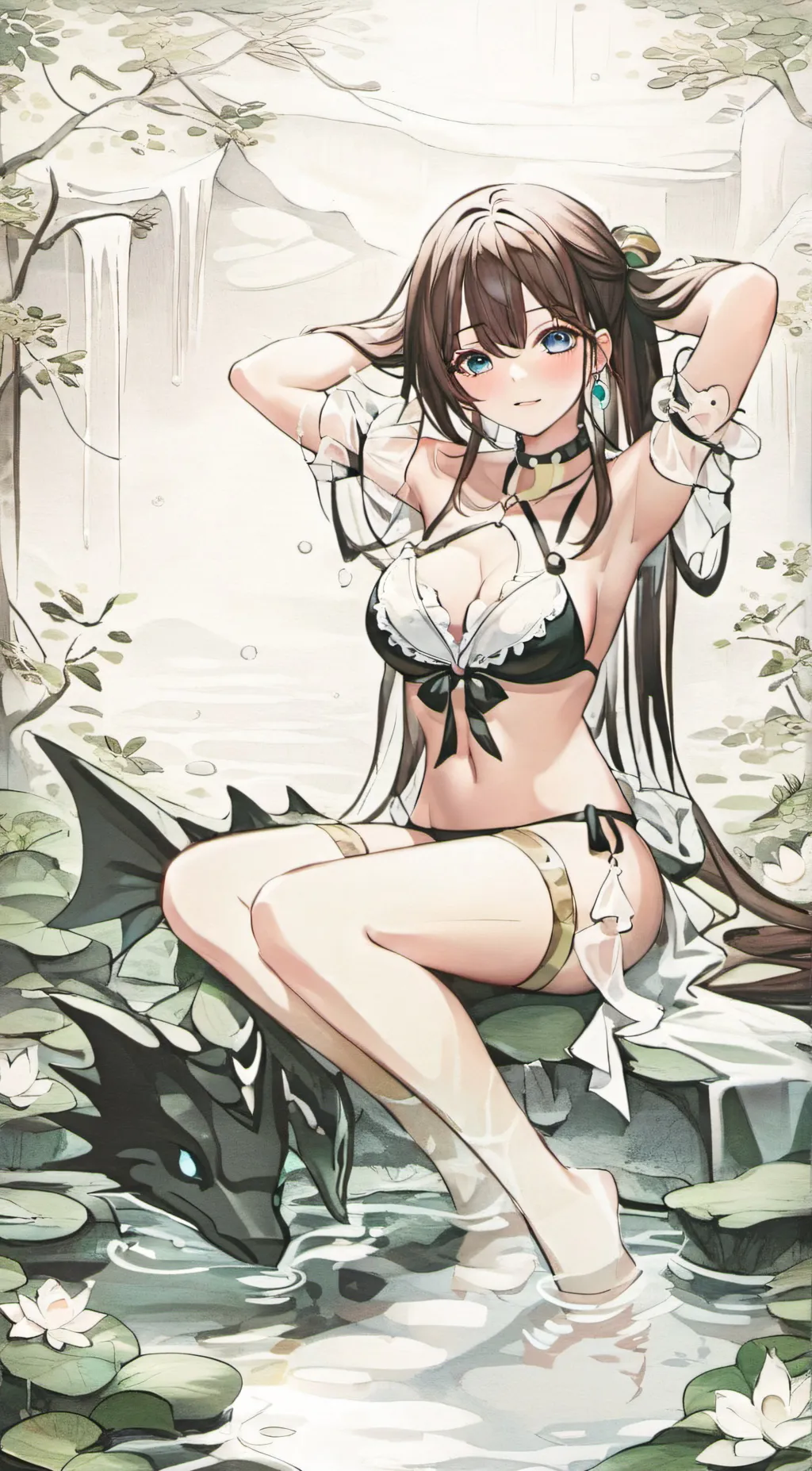 ai character: lily background