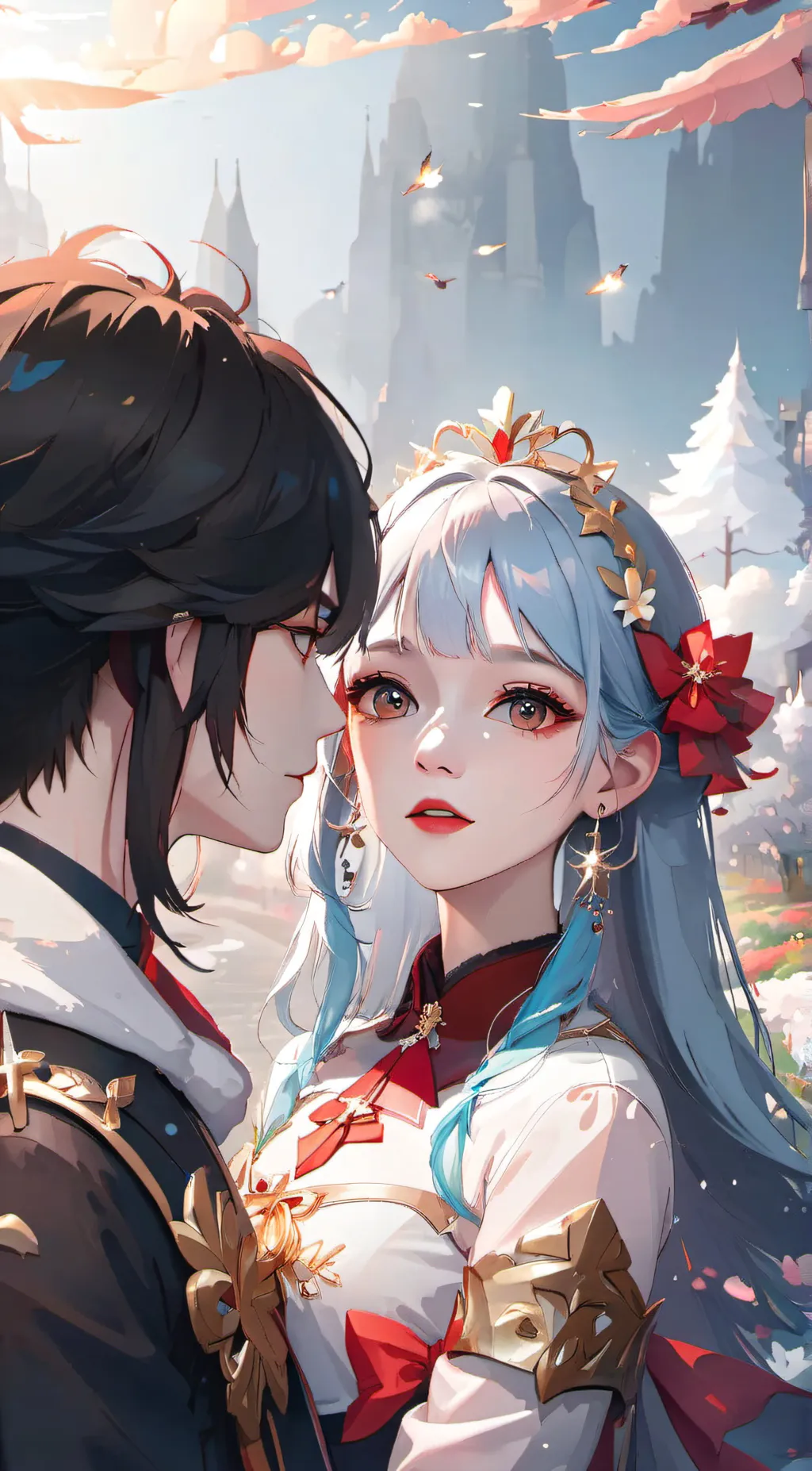 ai character: puppy  background